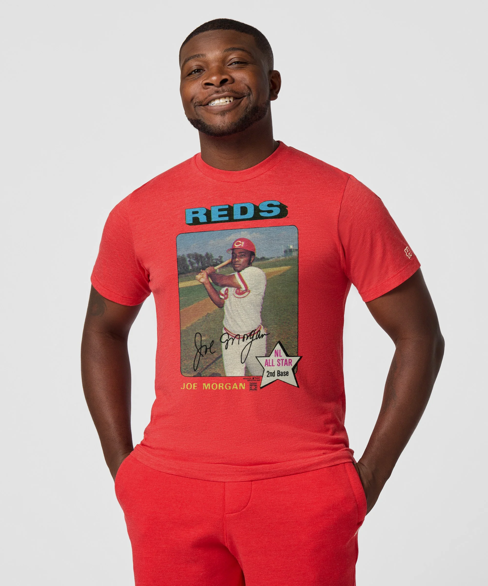1975 Topps Baseball Joe Morgan Reds - Image 3