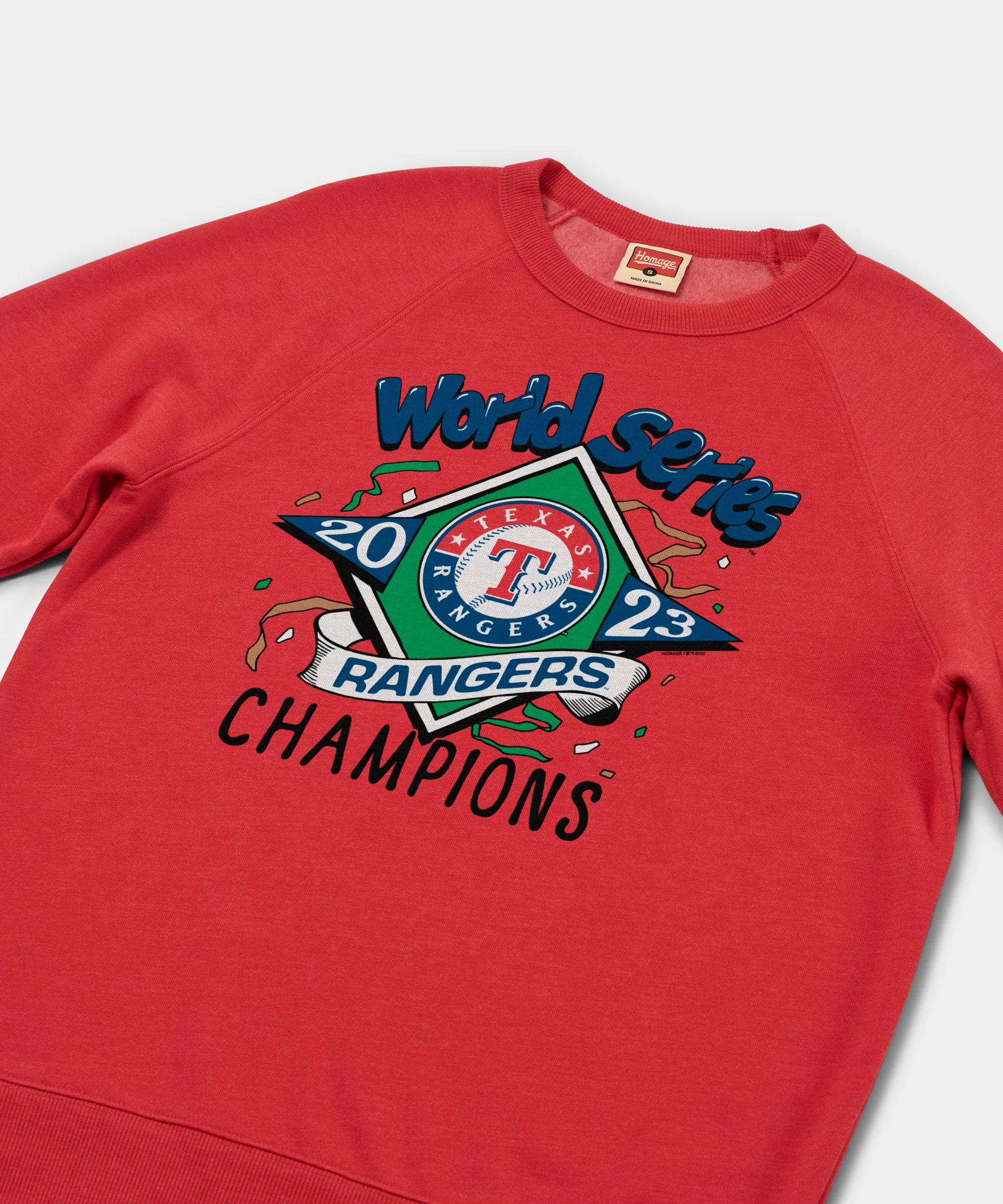 2023 World Series Champions Rangers Crewneck - Image 2