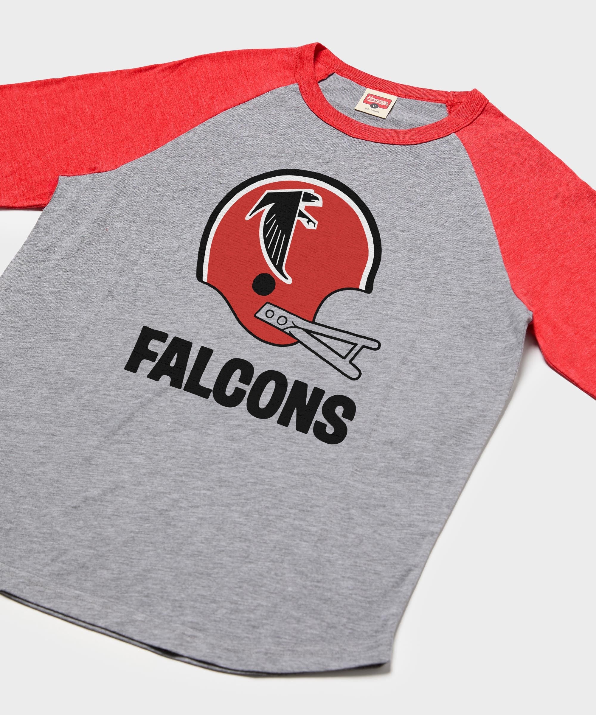 Atlanta Falcons Big Helmet Raglan - Image 2