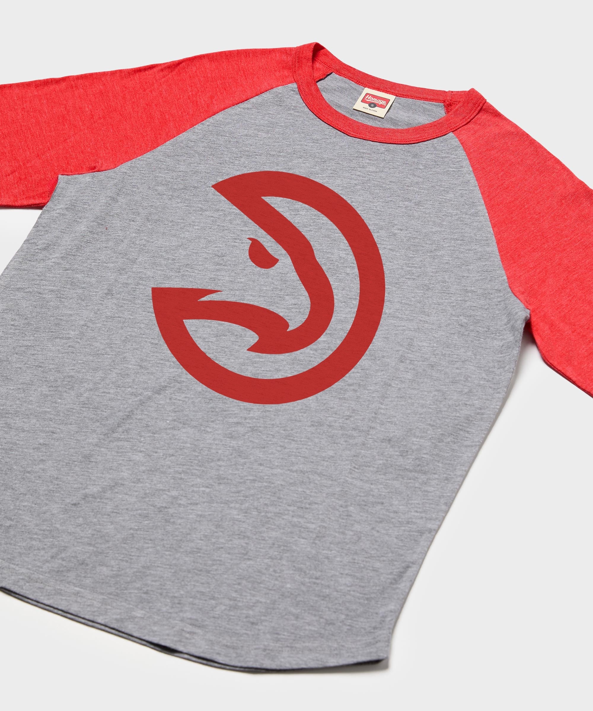 Atlanta Hawks Logo Raglan - Image 2