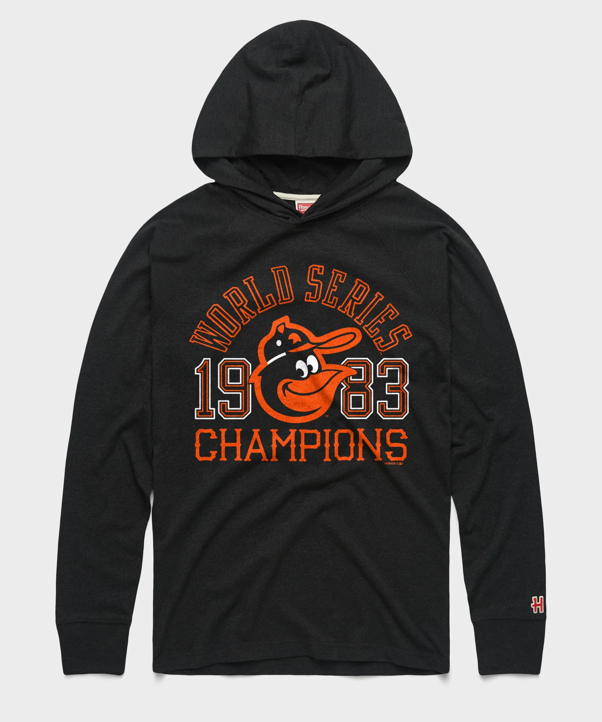 Baltimore Orioles 1983 World Series Champs Lightweight Hoodie