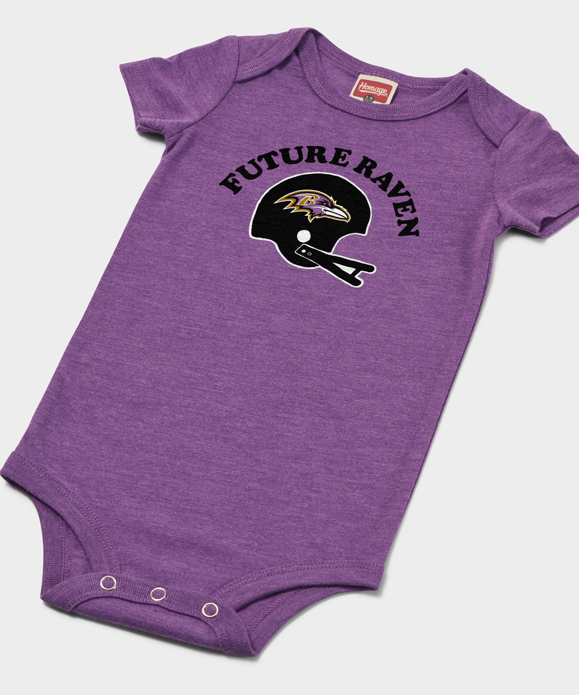 Baltimore Ravens Future Raven Baby One Piece - Image 2