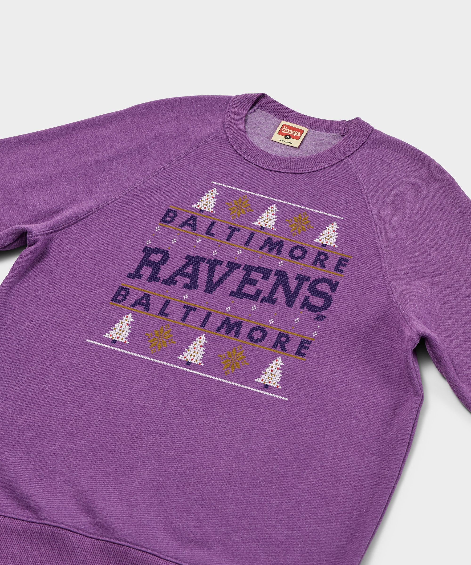 Baltimore Ravens Holiday Crewneck - Image 2