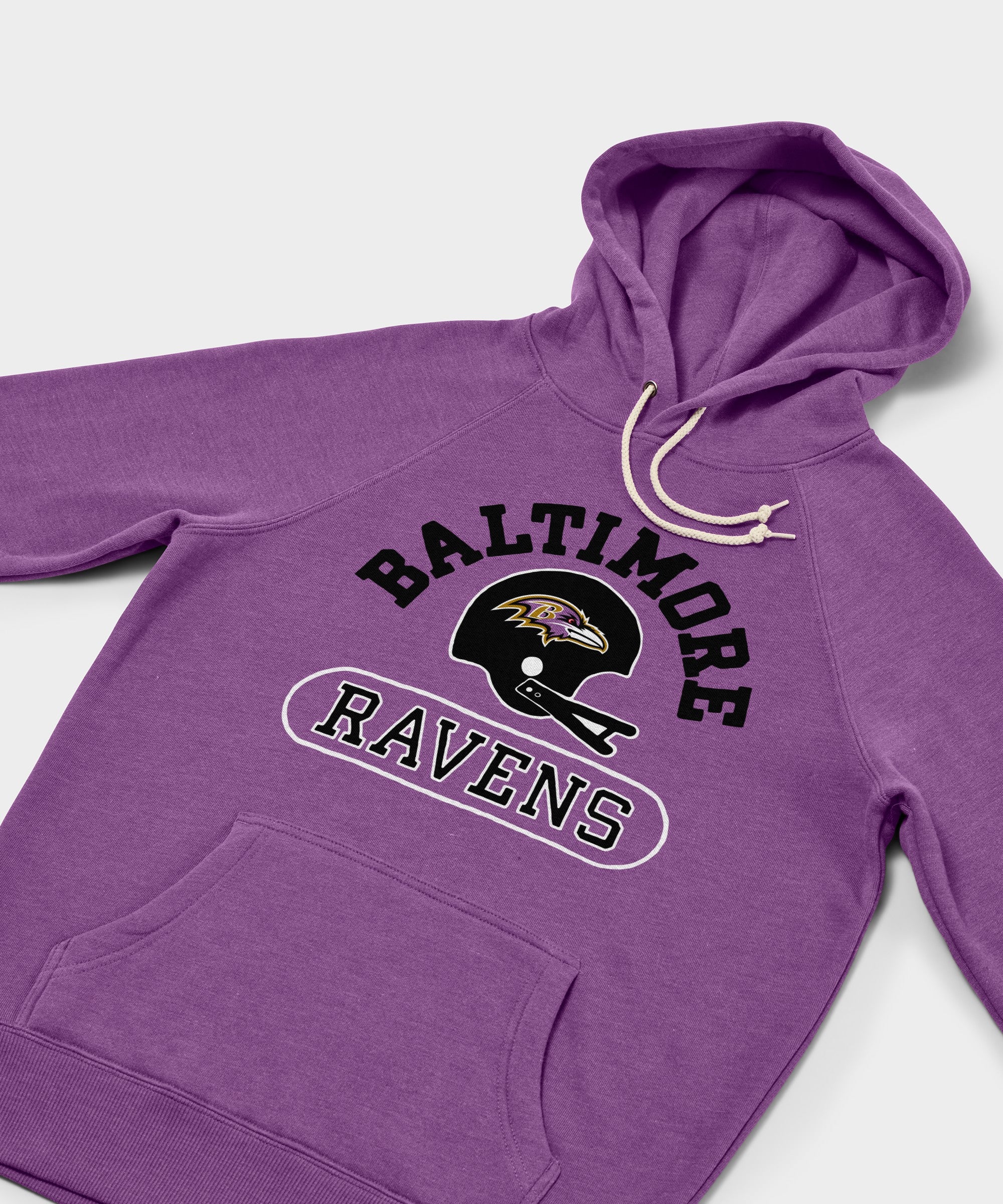 Baltimore Ravens Throwback Helmet Hoodie - Image 2