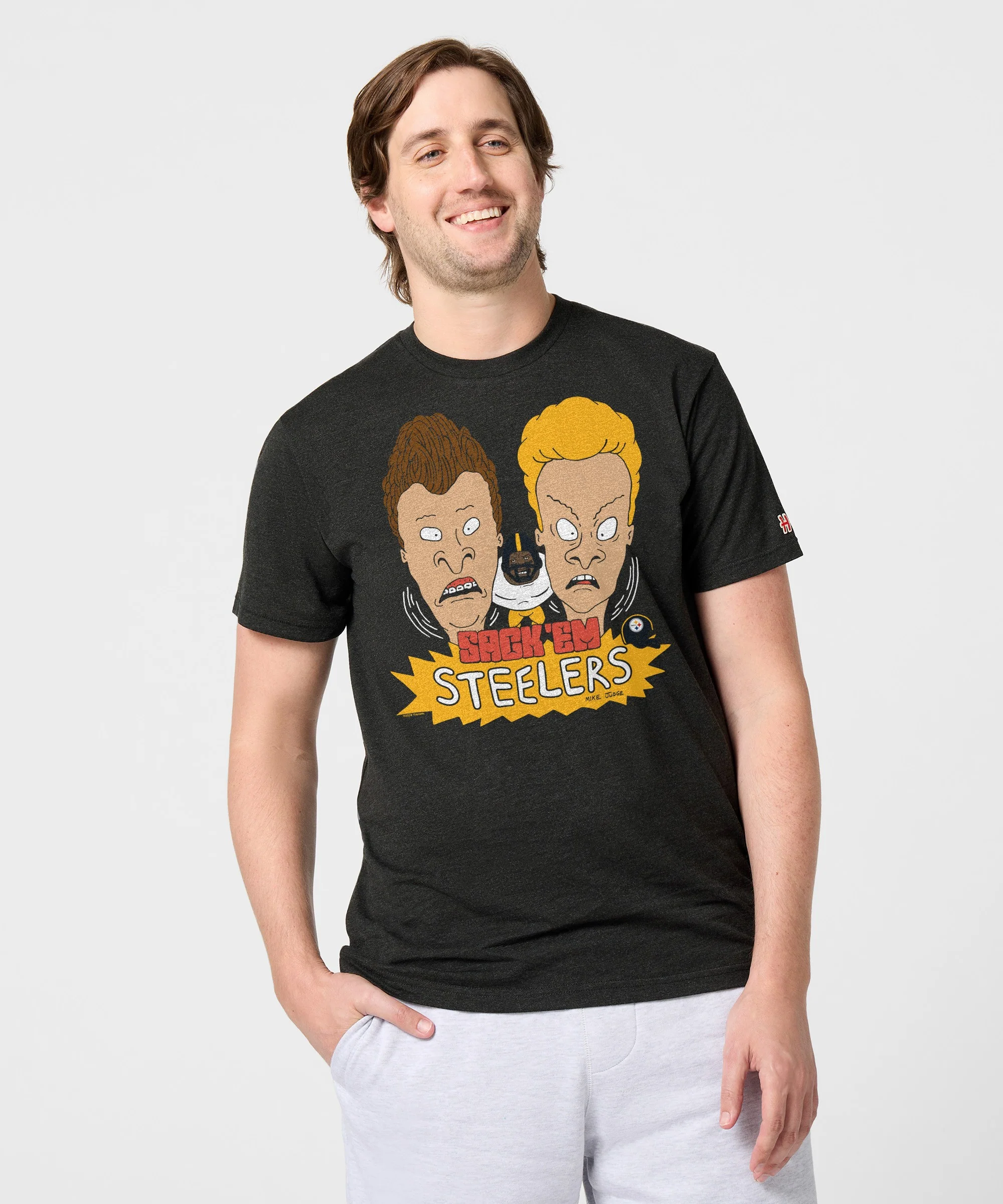 Beavis And Butt-Head X Pittsburgh Steelers Sack 'Em - Image 3