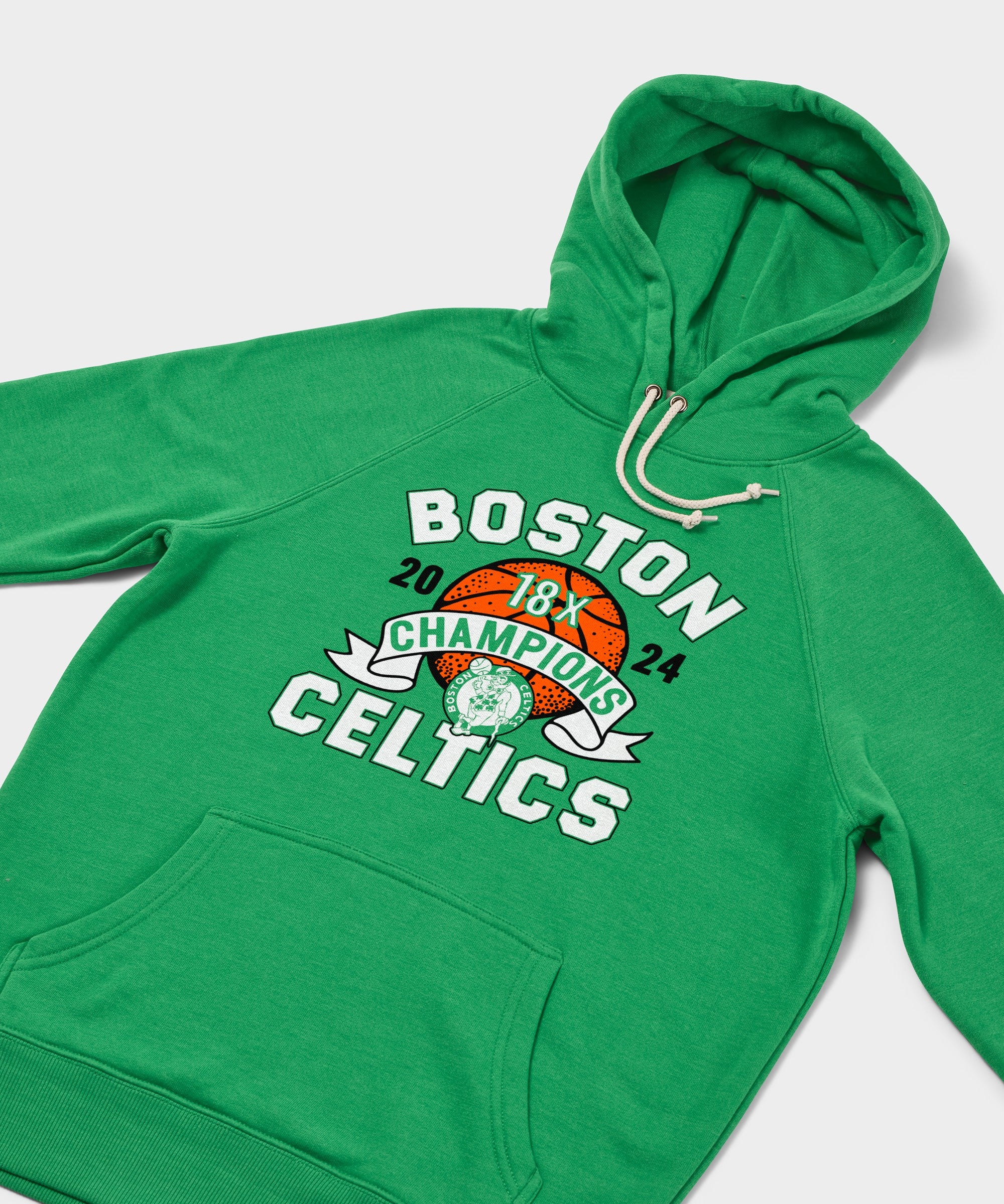 Boston Celtics 2024 18 Time Champions Hoodie - Image 2