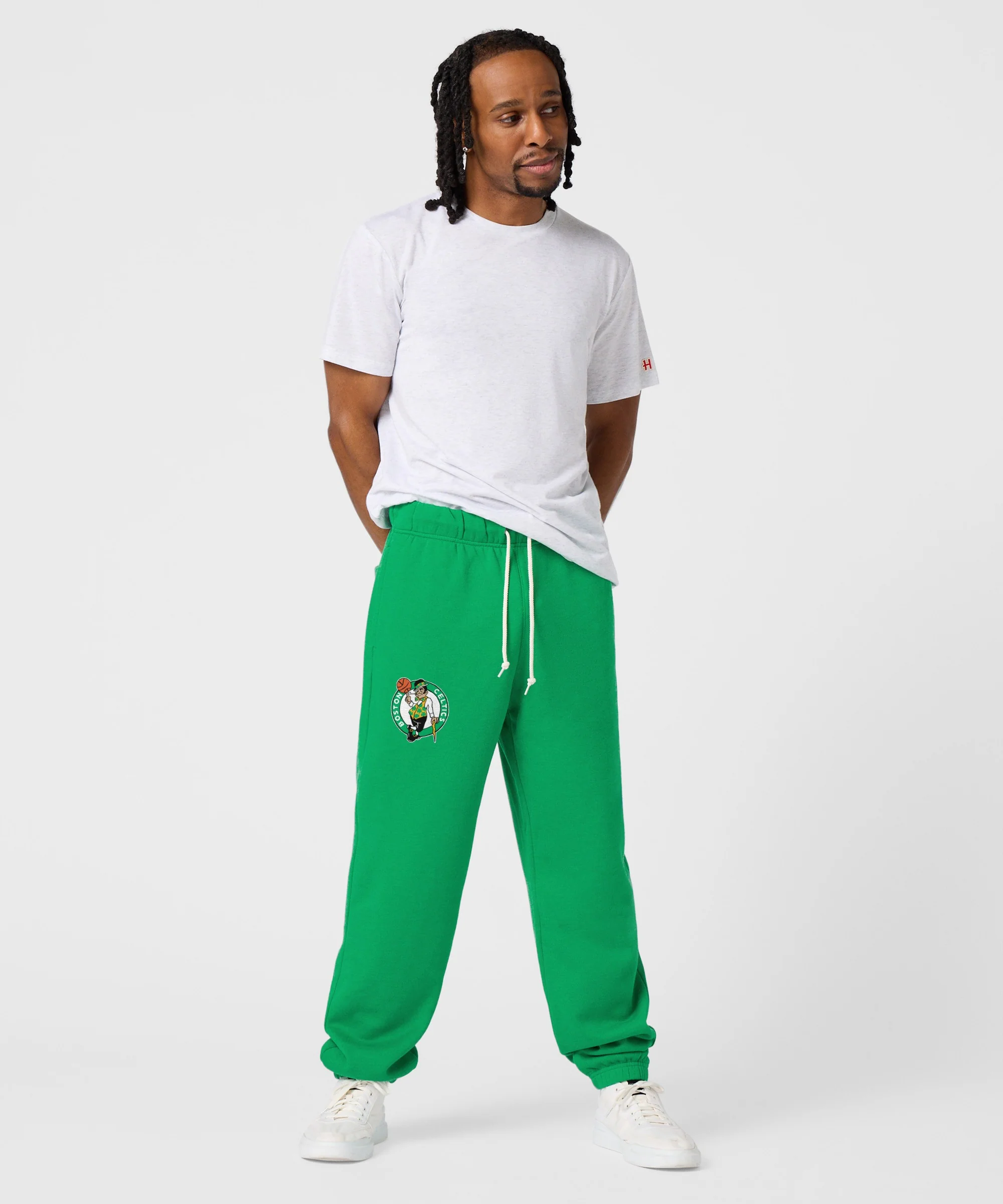 Boston Celtics Logo Sweatpants - Image 5