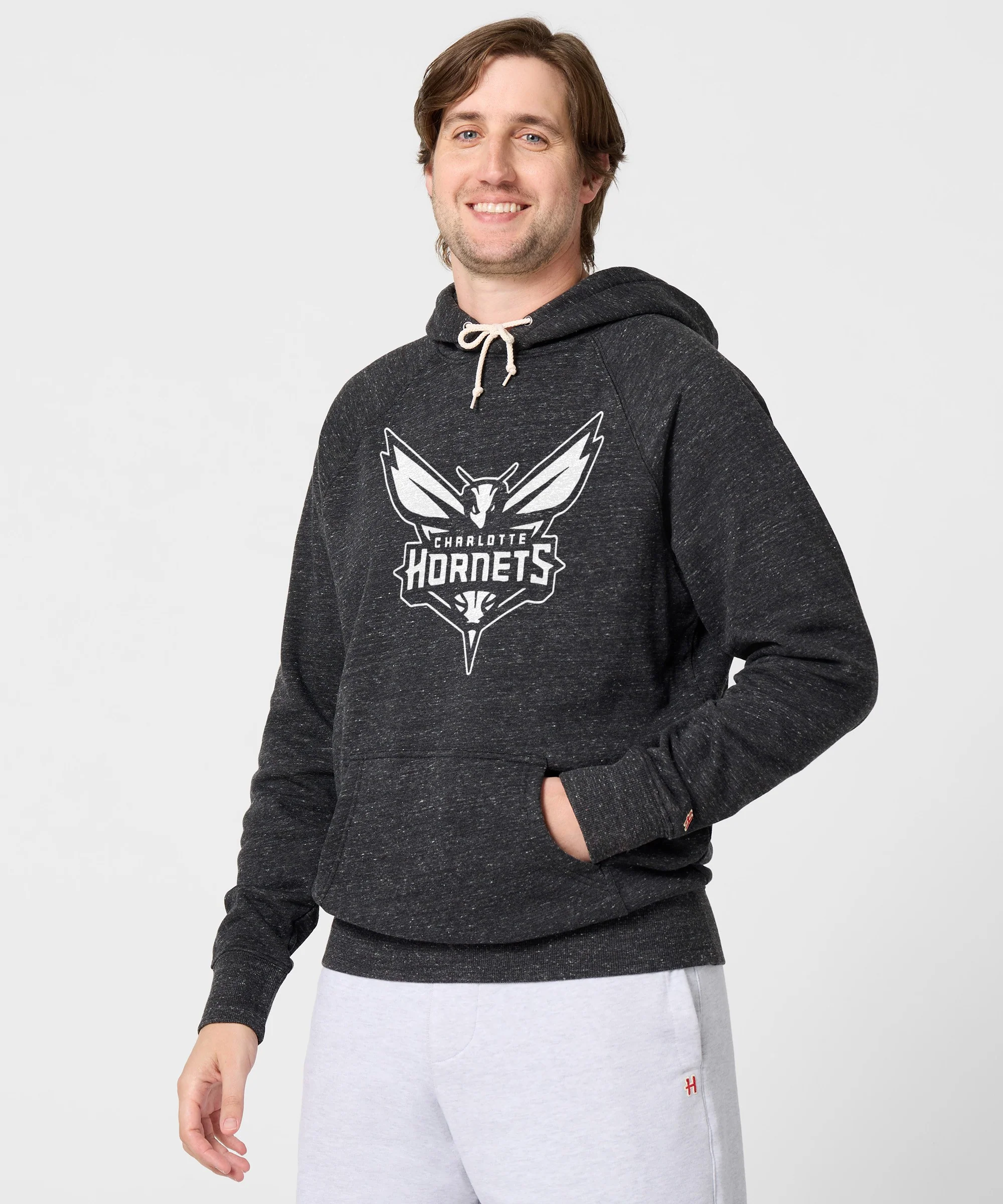 Charlotte Hornets Blacktop Logo Hoodie - Image 3