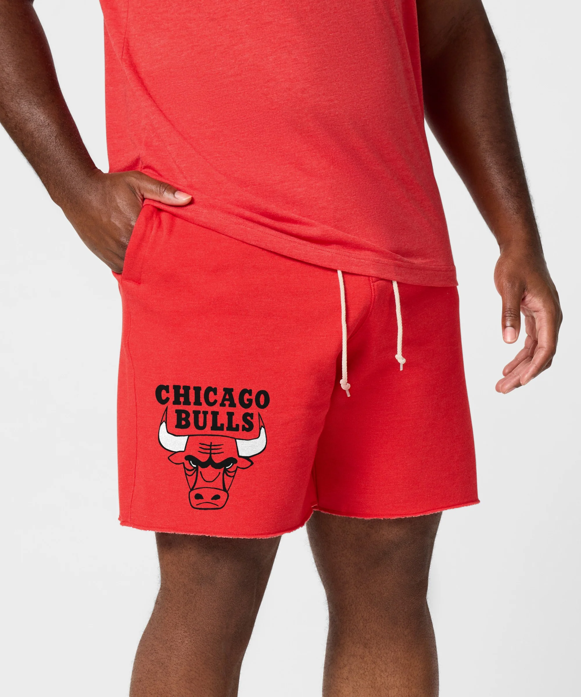Chicago Bulls Logo Sweat Shorts - Image 3