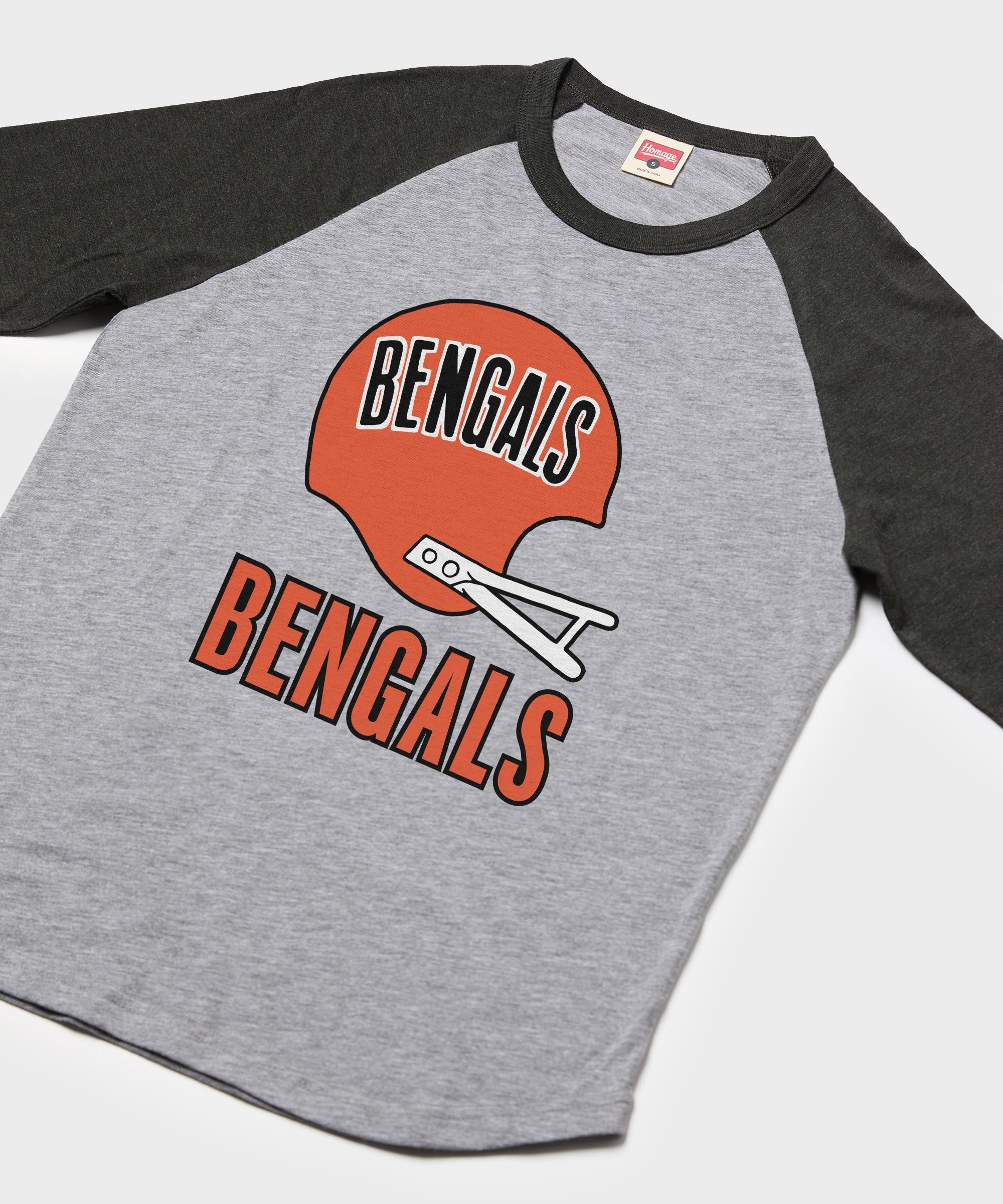 Cincinnati Bengals Big Helmet Raglan - Image 2