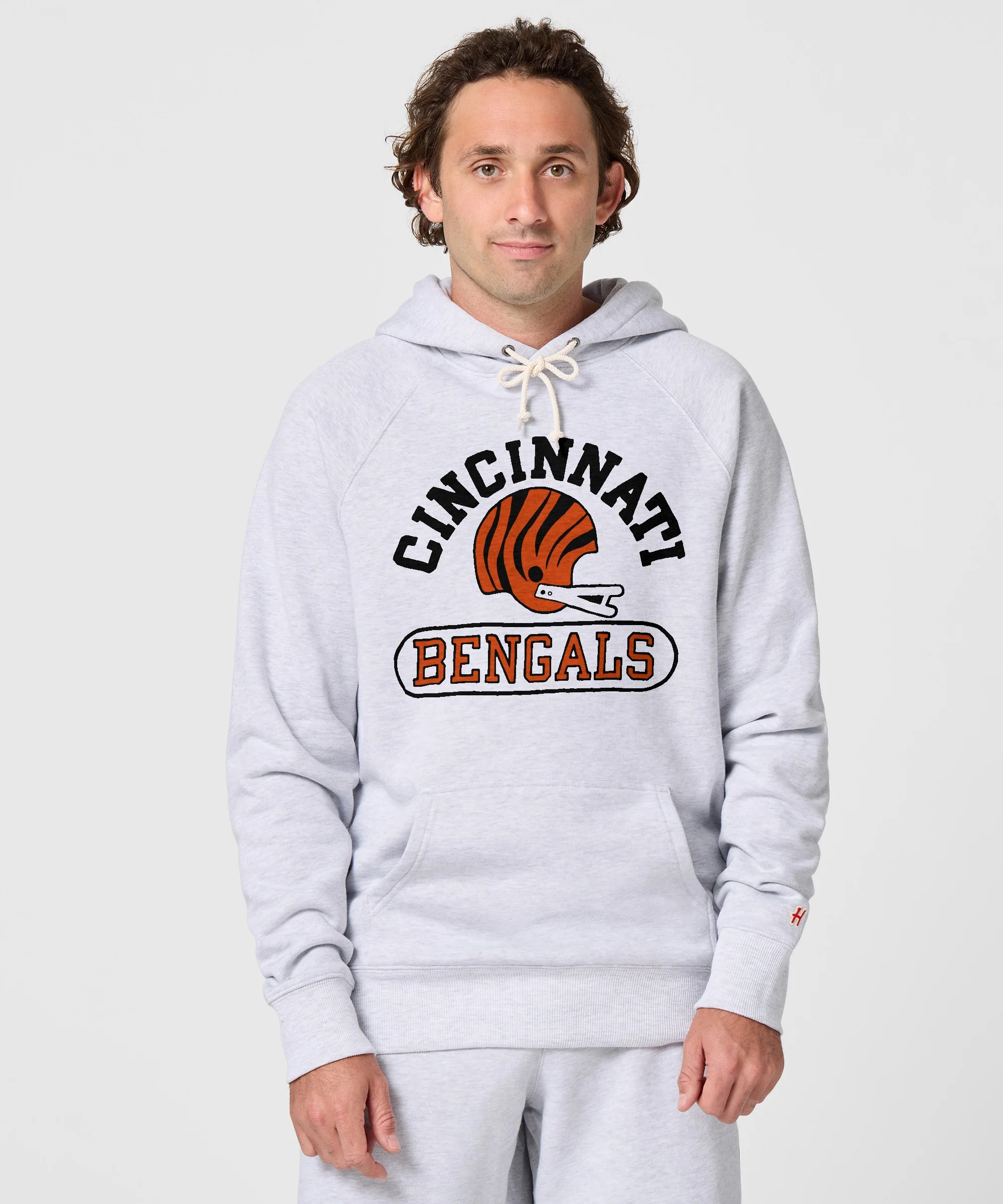 Cincinnati Bengals Throwback Helmet Hoodie - Image 3