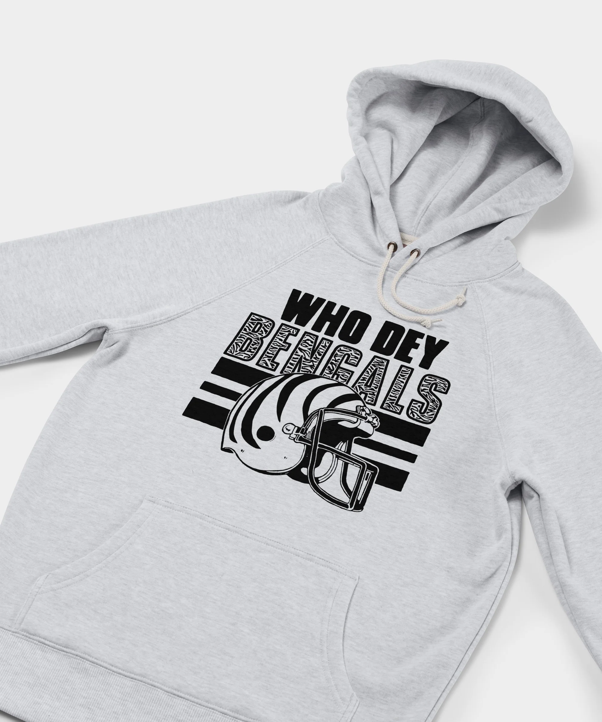 Cincinnati Bengals White Bengal Hoodie - Image 2