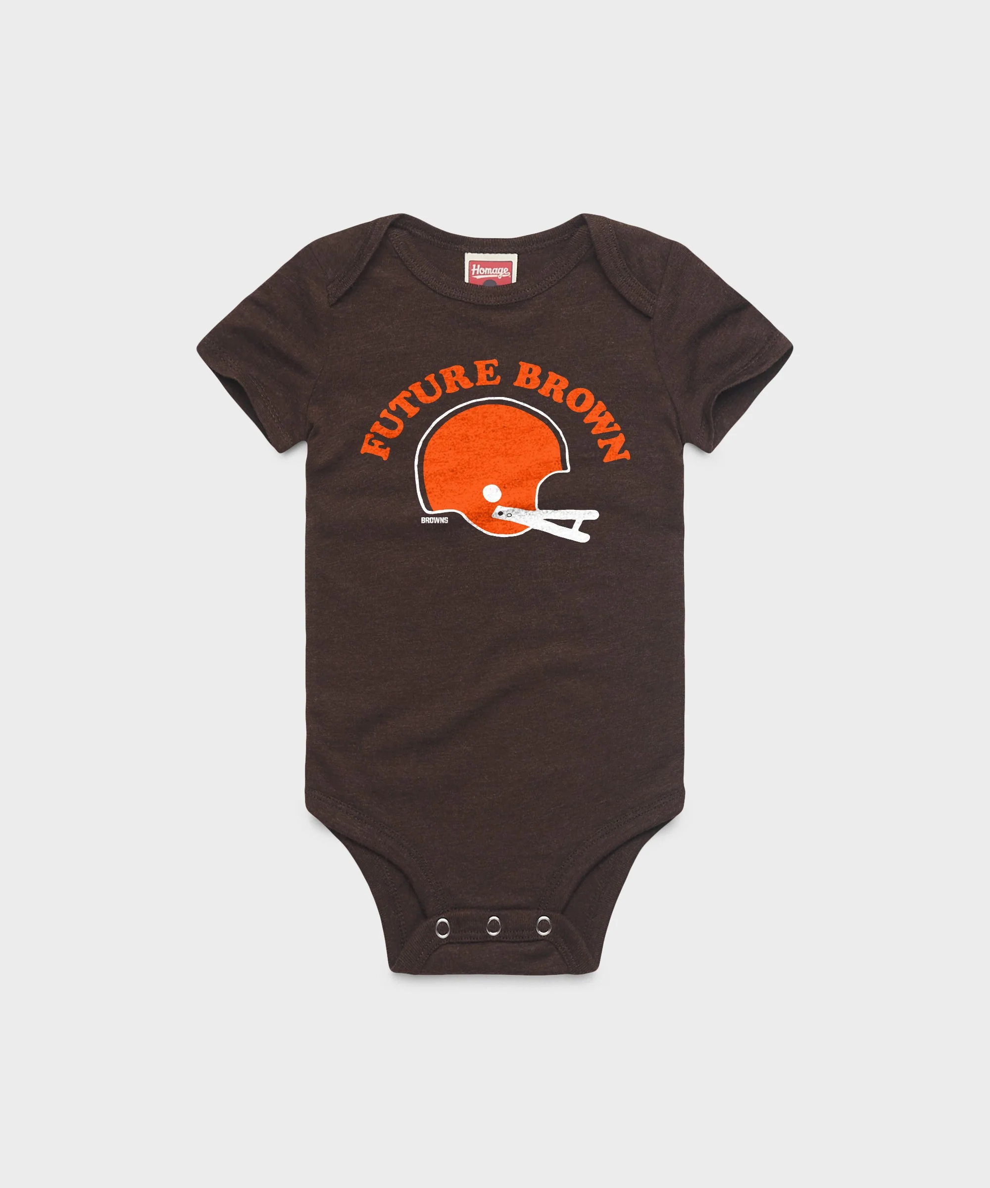 Cleveland Browns Future Brown Baby One Piece