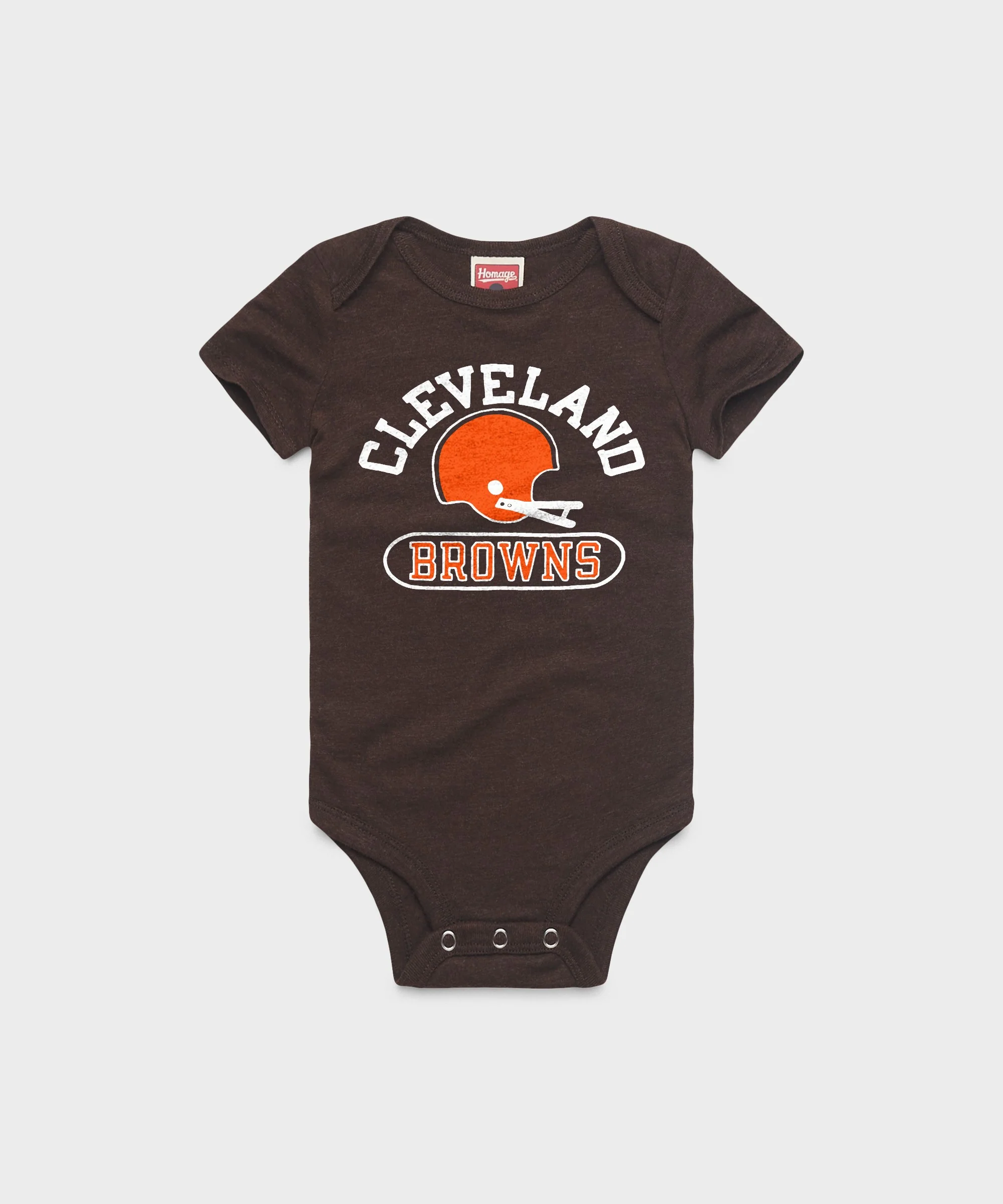 Cleveland Browns Throwback Helmet Baby One Piece