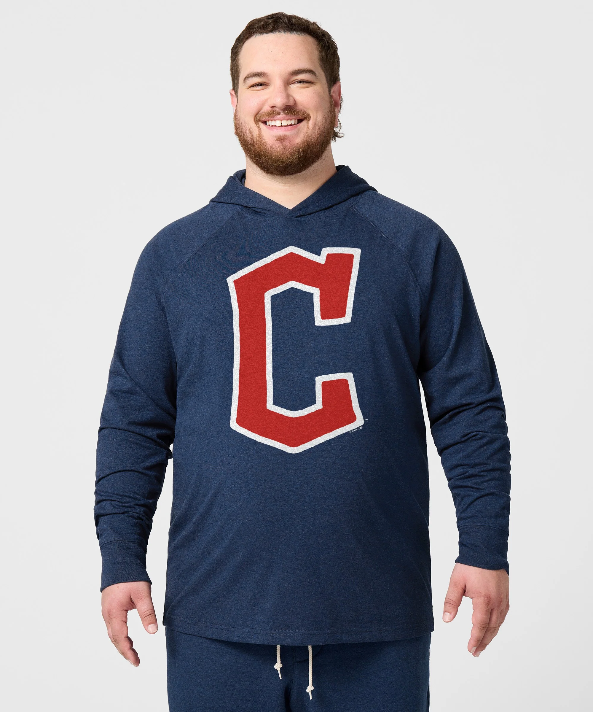 Cleveland Guardians Cap Logo '22 Lightweight Hoodie - Image 3