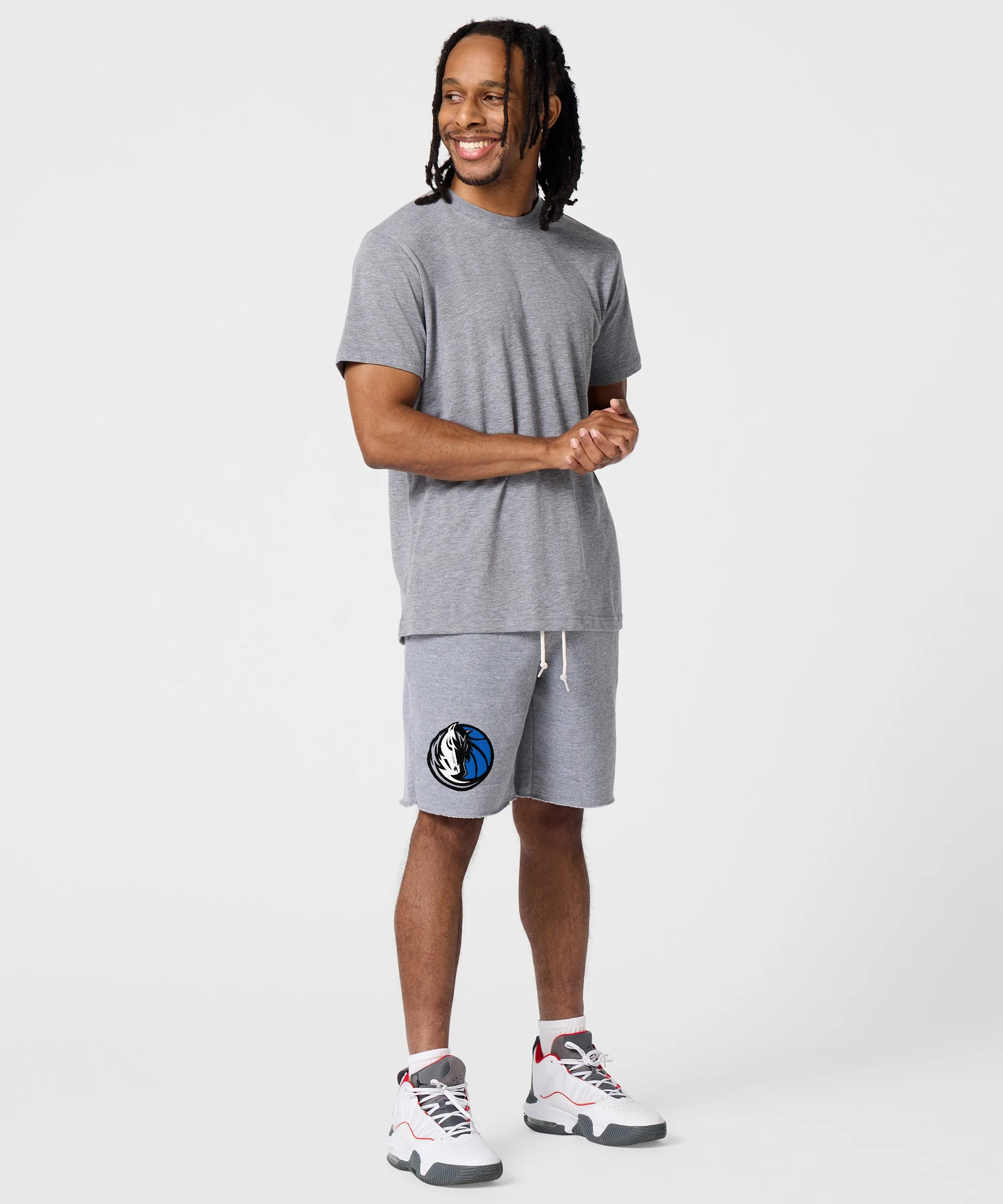 Dallas Mavericks Logo Sweat Shorts - Image 5