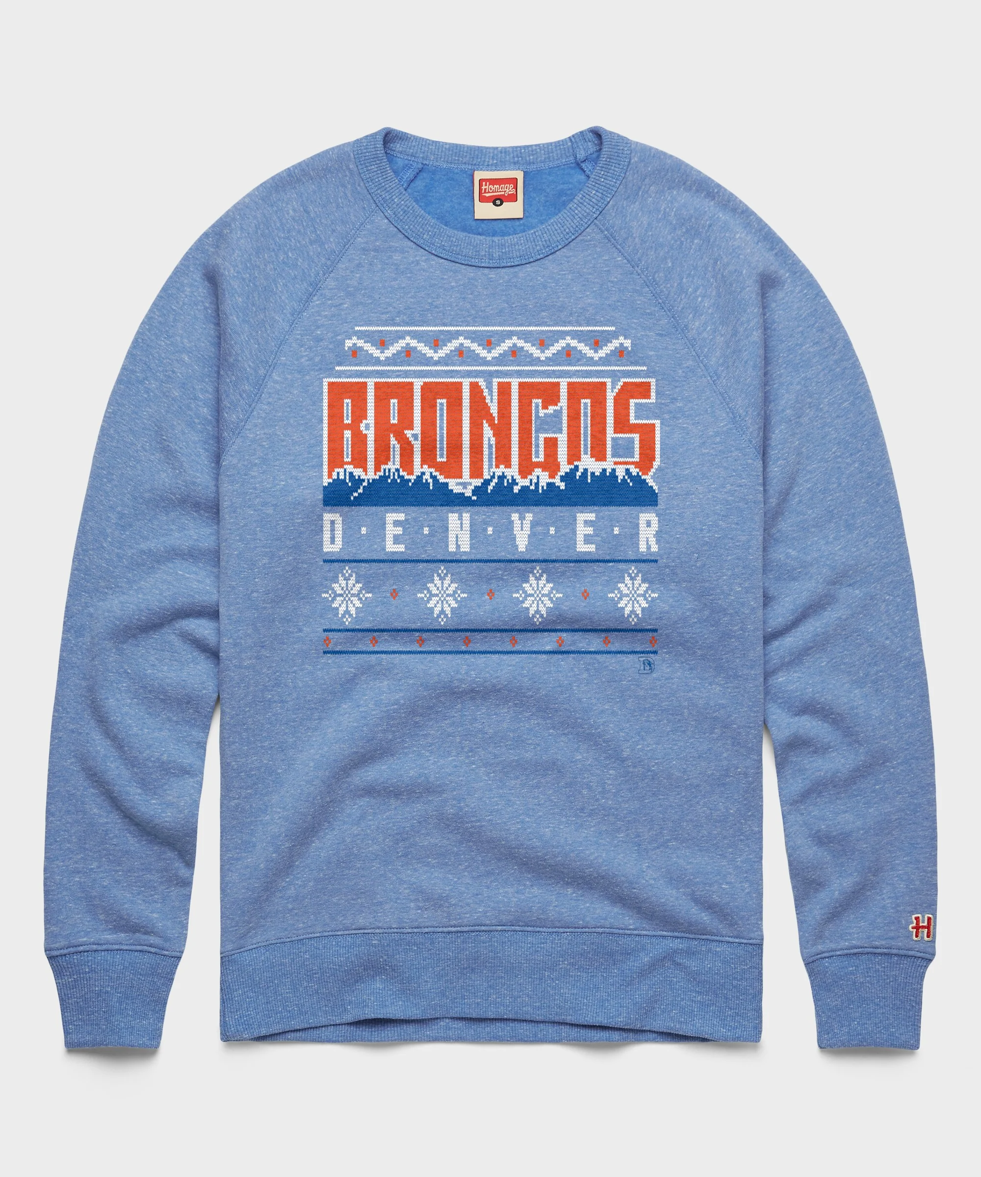 Denver Broncos Holiday Crewneck