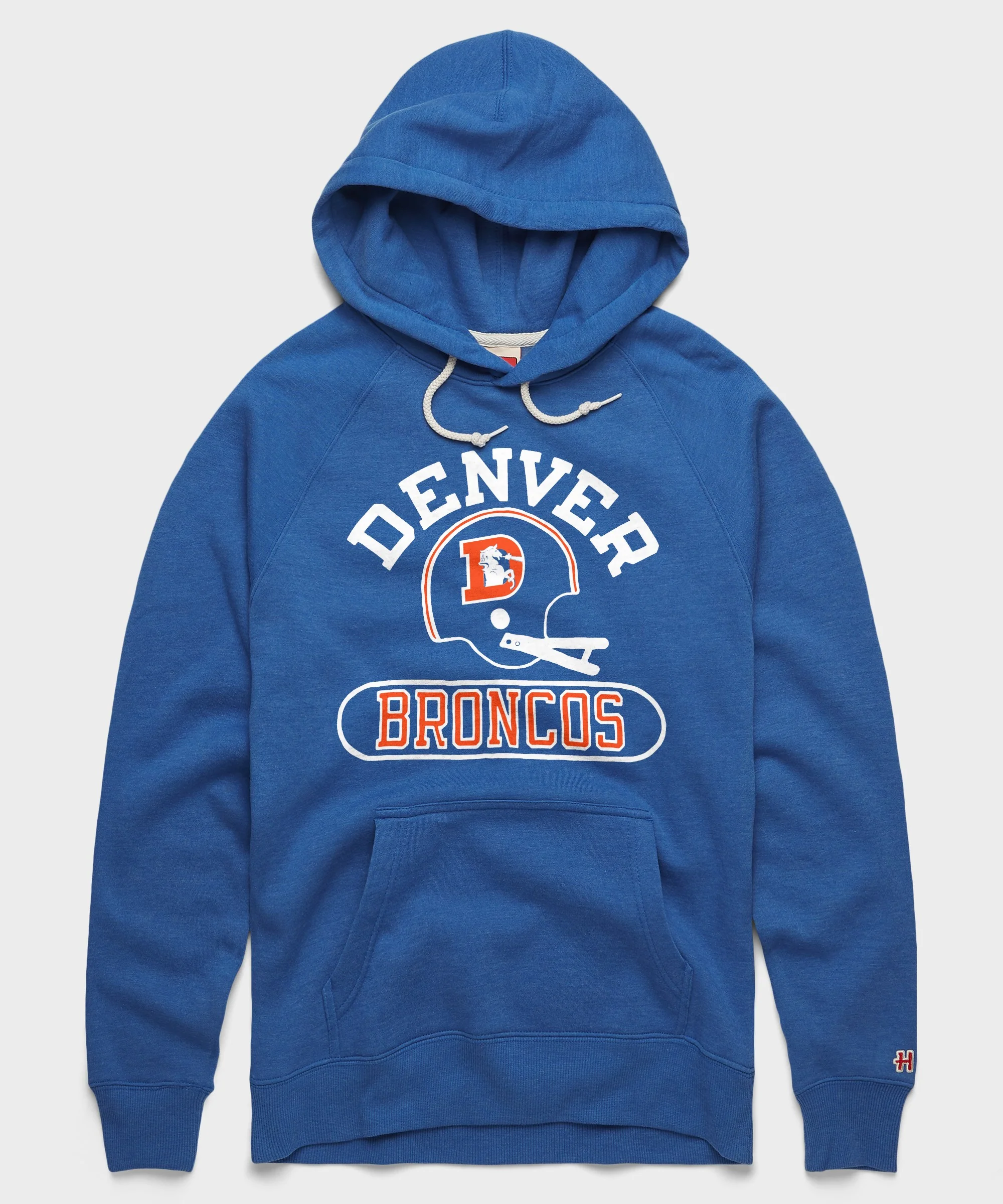 Denver Broncos Throwback Helmet Hoodie