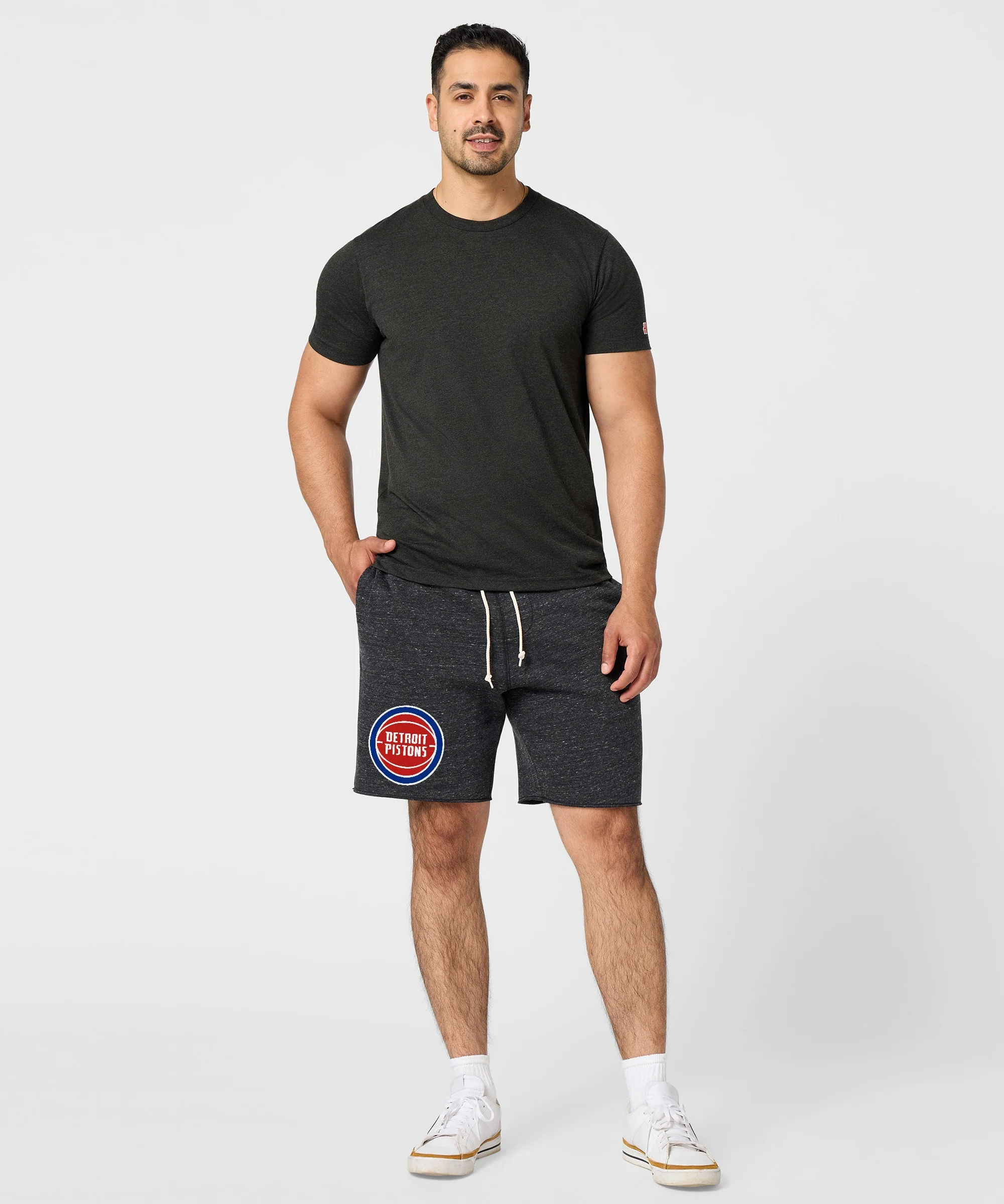 Detroit Pistons Logo Sweat Shorts - Image 5