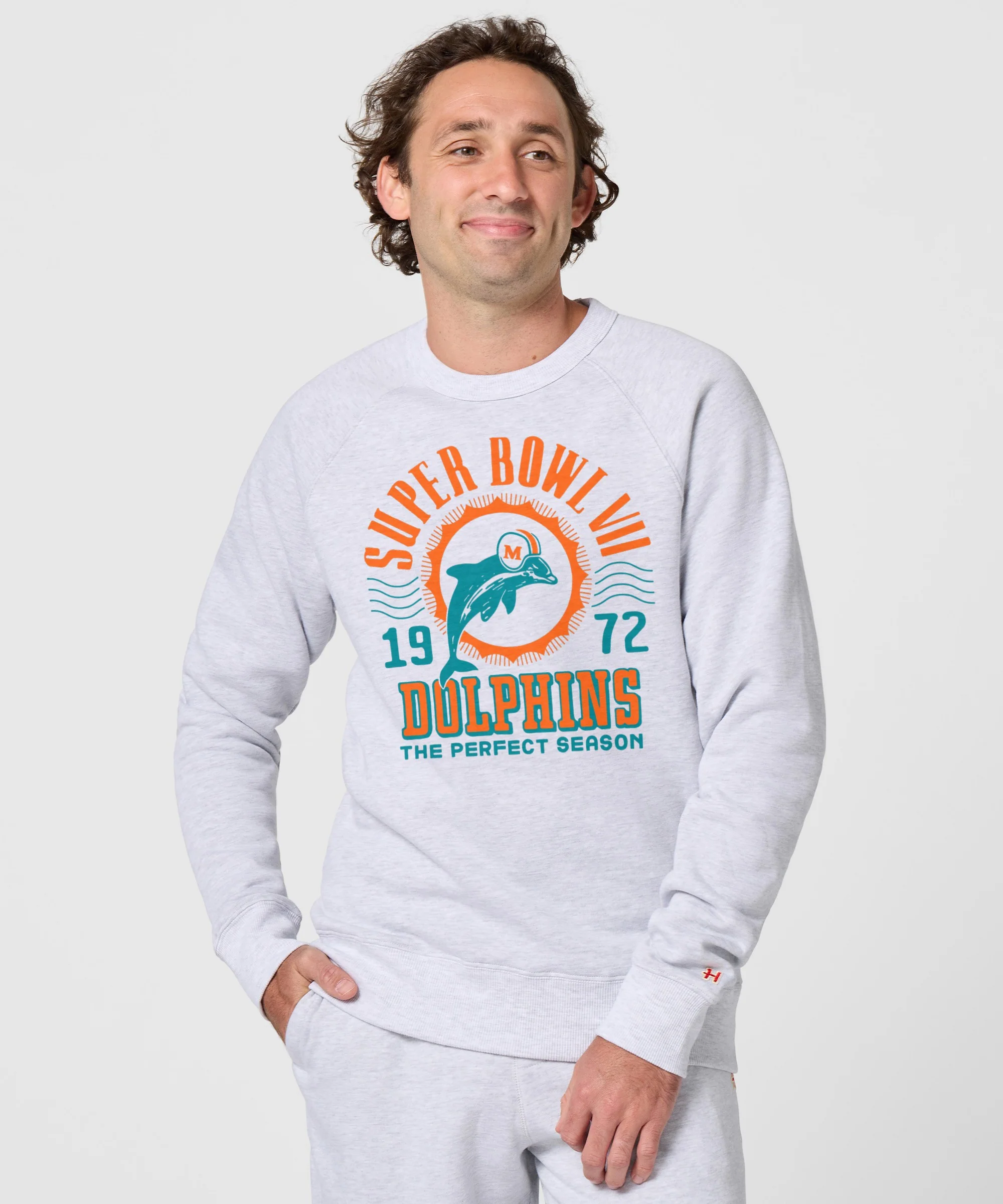 Dolphins 1972 Perfect Season Crewneck - Image 3