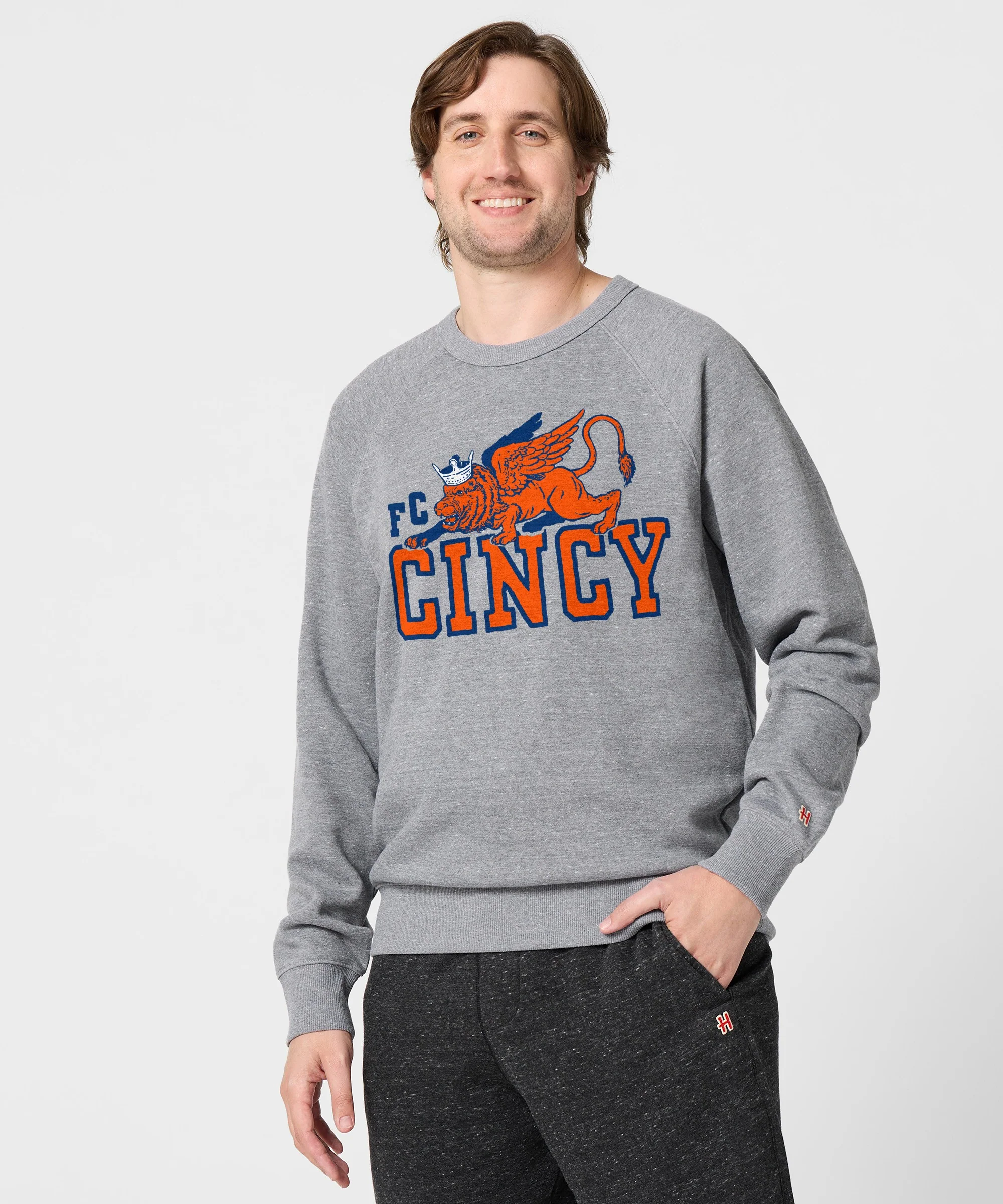 FC Cincy Lion And Crown Crewneck - Image 3