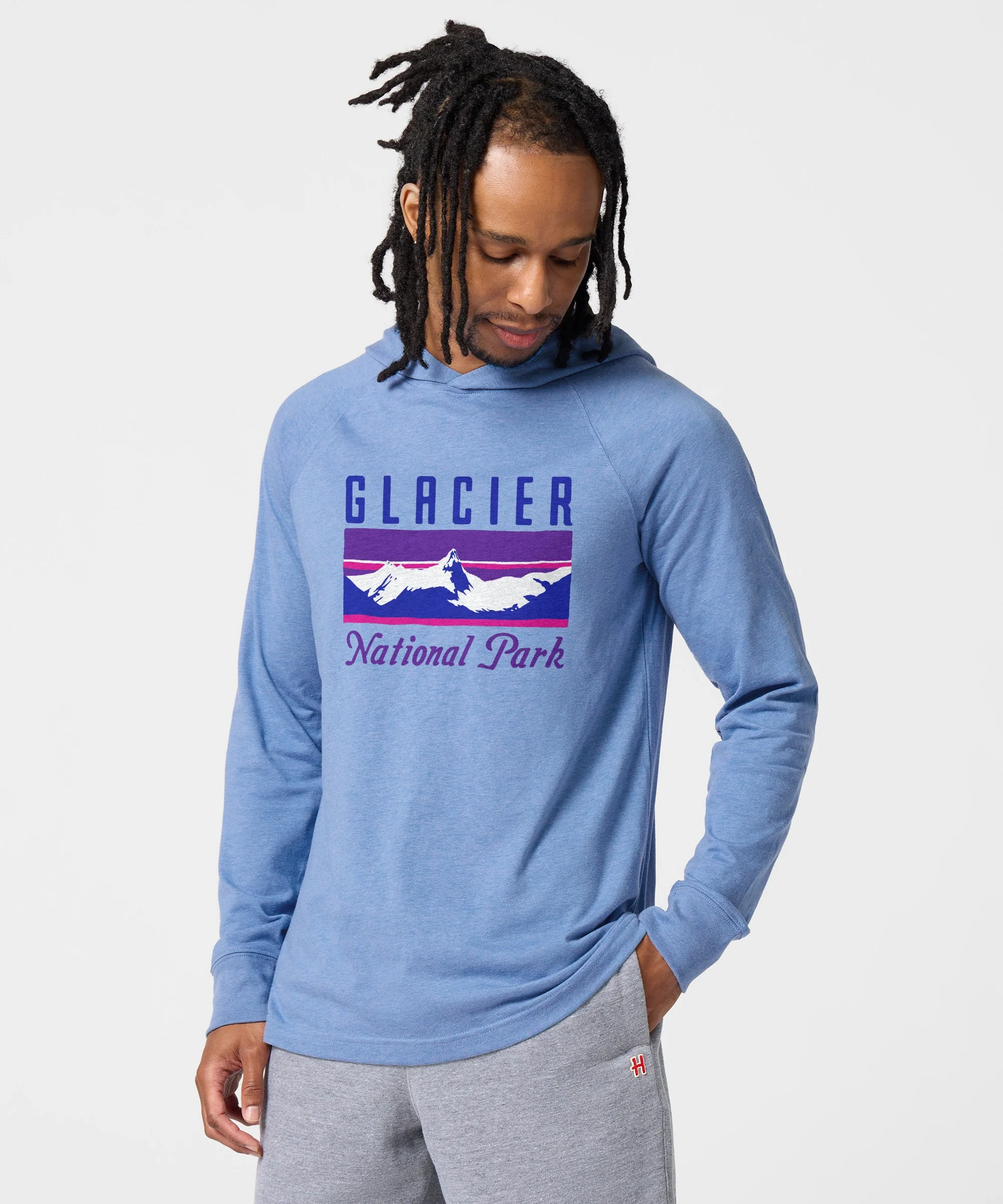 Glacier National Park Lightweight Hoodie - Image 3