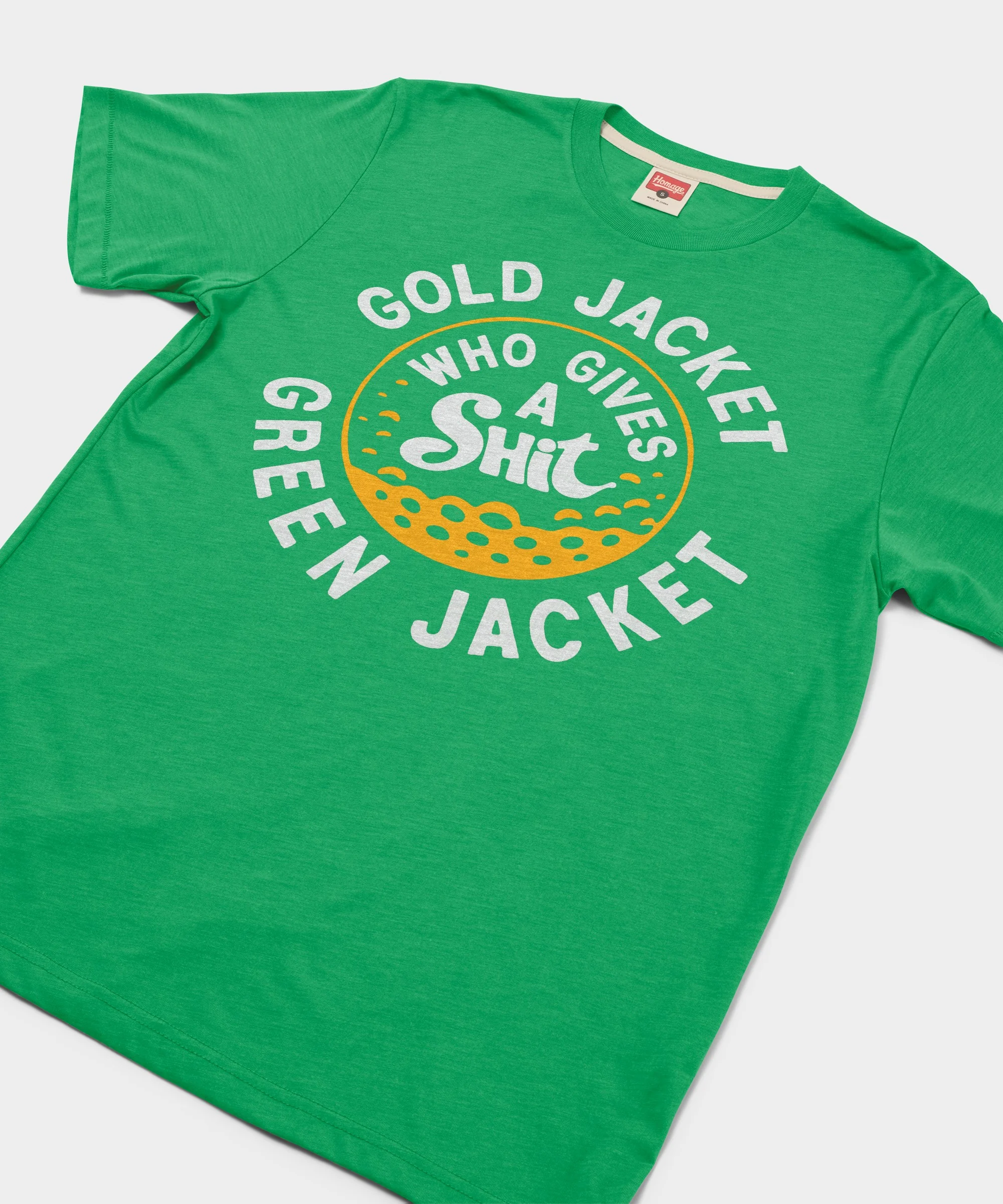 Gold Jacket Green Jacket Who Gives A Shit - Image 2