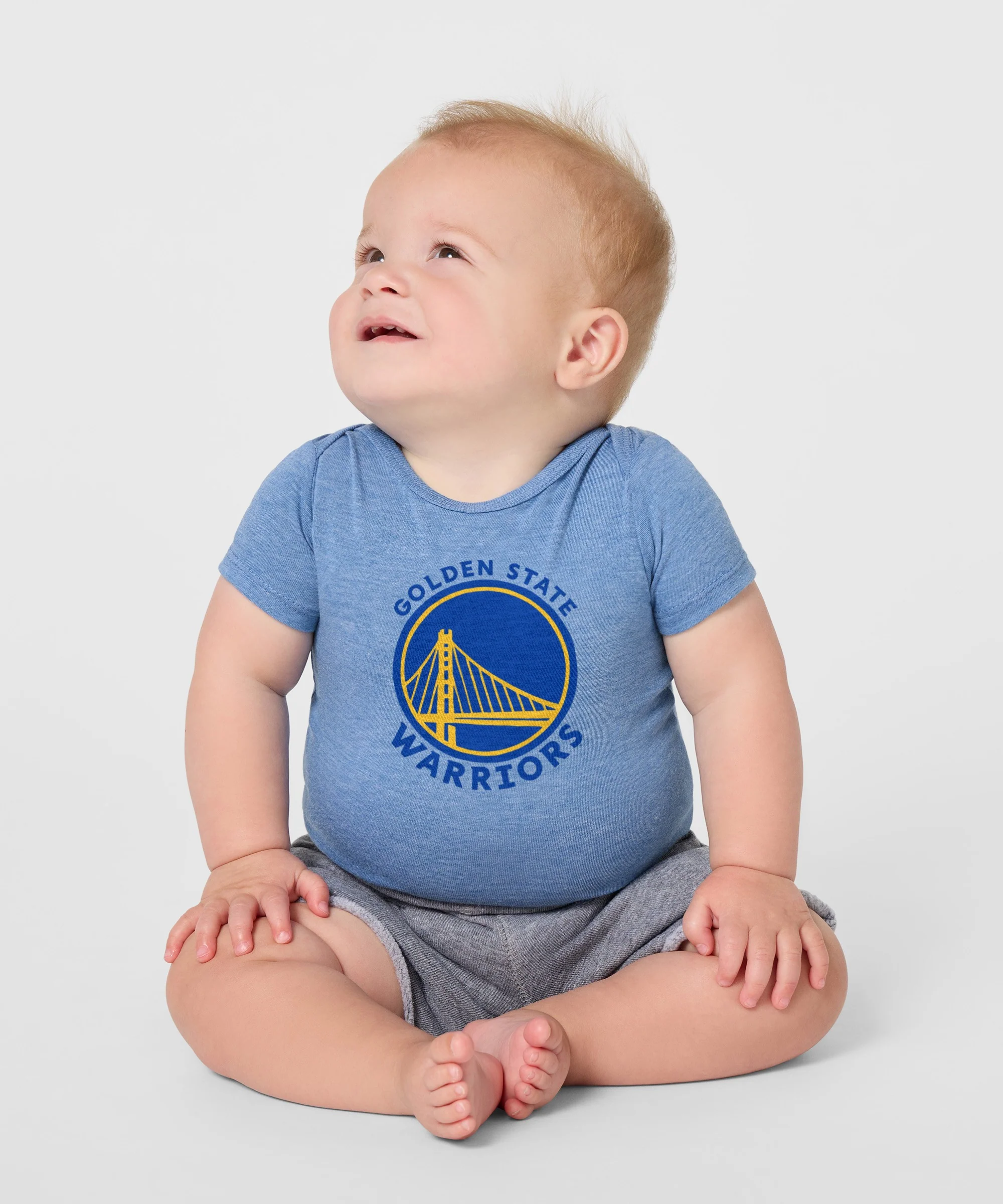 Golden State Warriors Logo Baby One Piece - Image 3