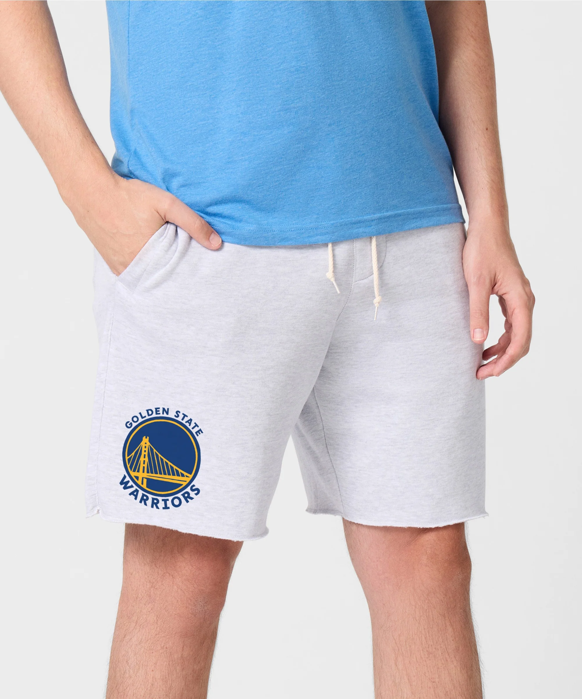 Golden State Warriors Logo Sweat Shorts - Image 3