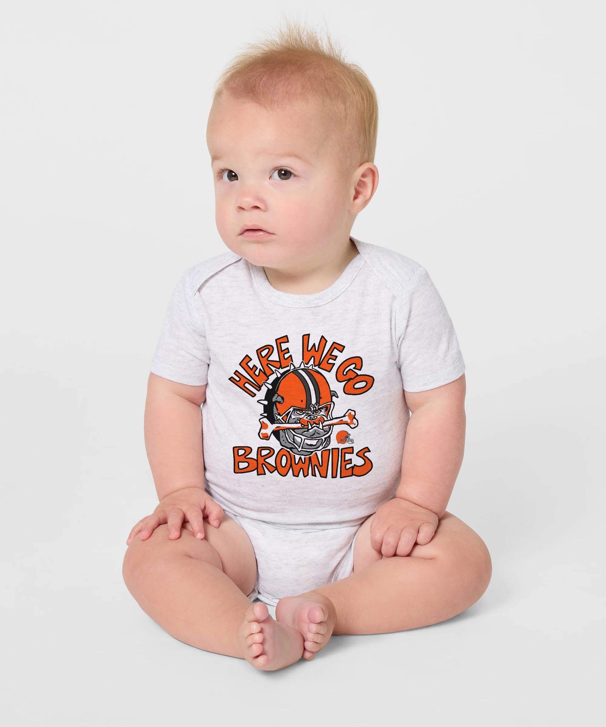 Here We Go Brownies Baby One Piece - Image 3