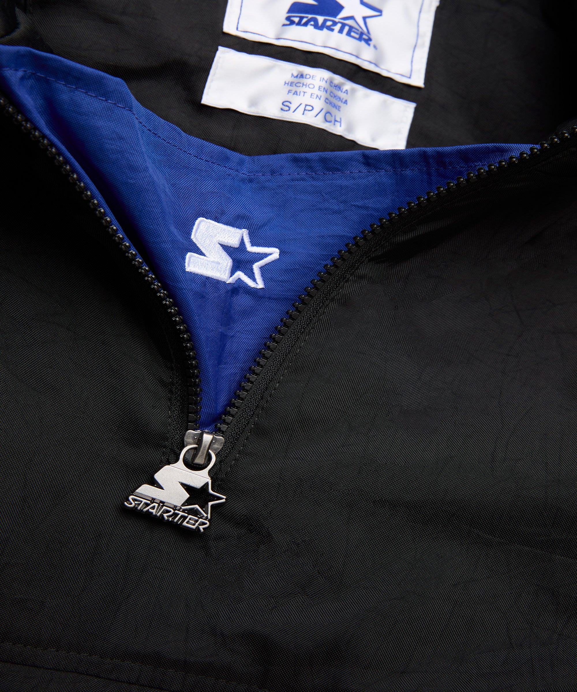 HOMAGE x Starter Bills Blackout Breakaway Pullover Jacket - Image 3