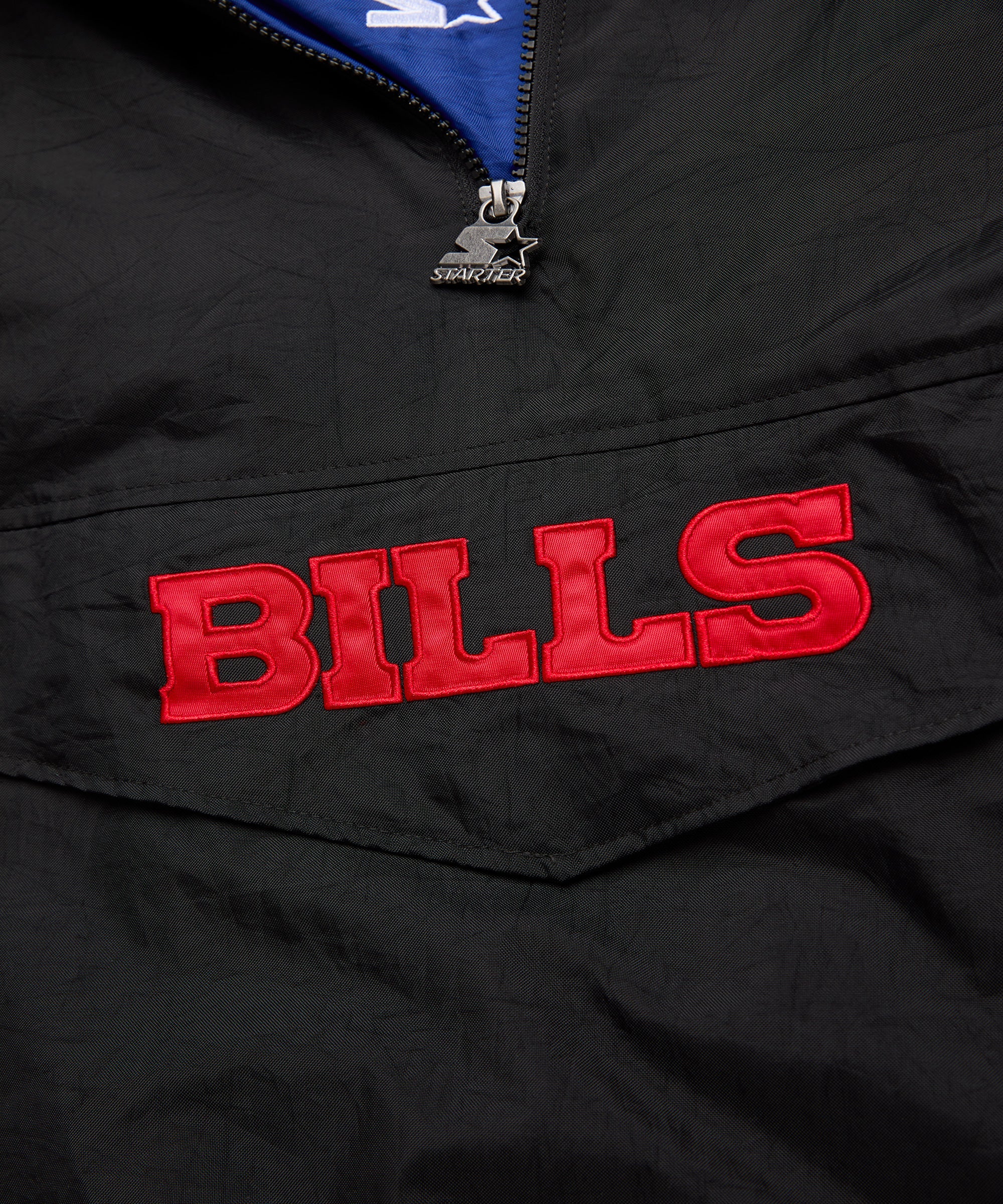 HOMAGE x Starter Bills Blackout Breakaway Pullover Jacket - Image 4