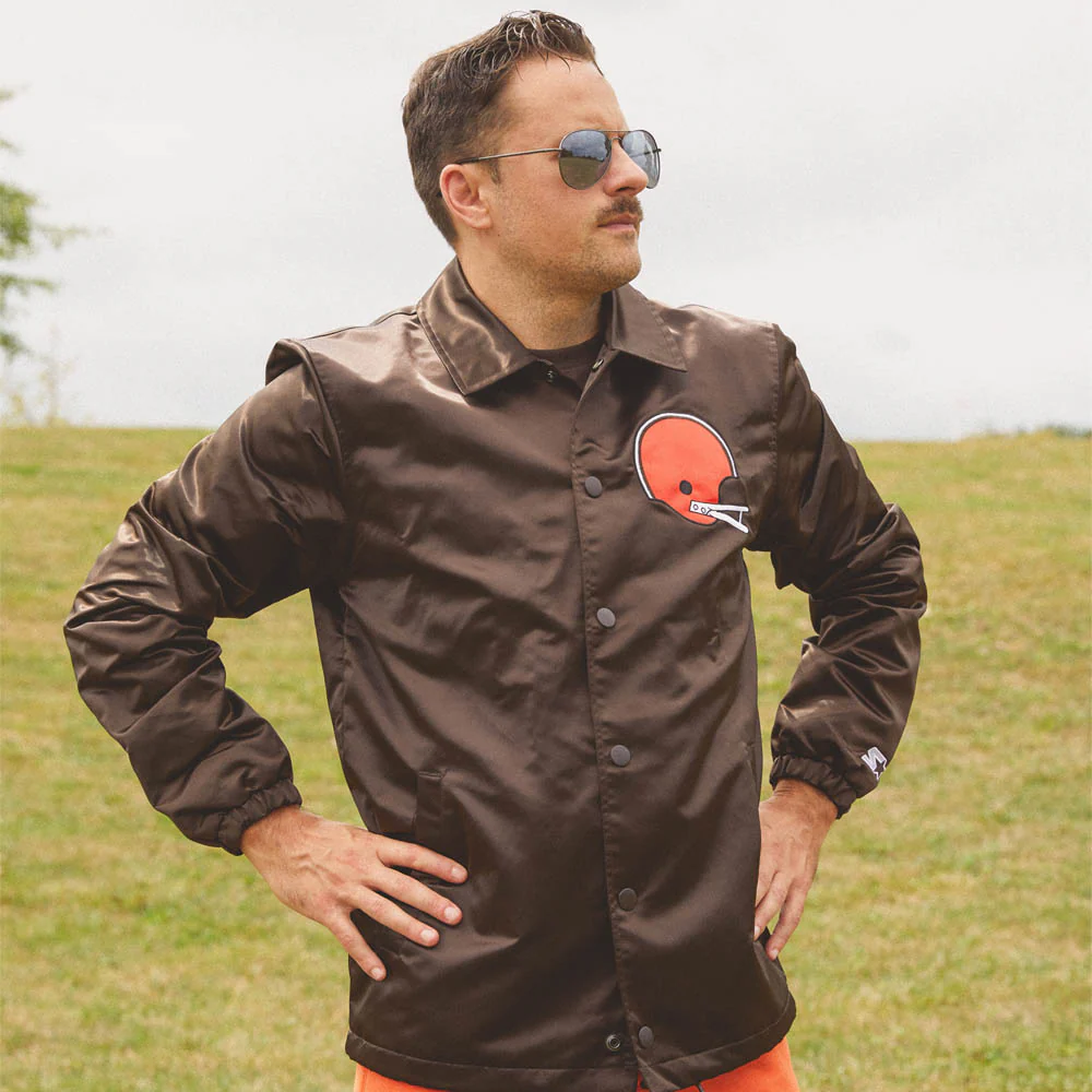 HOMAGE X Starter Browns Coach's Jacket - Image 6