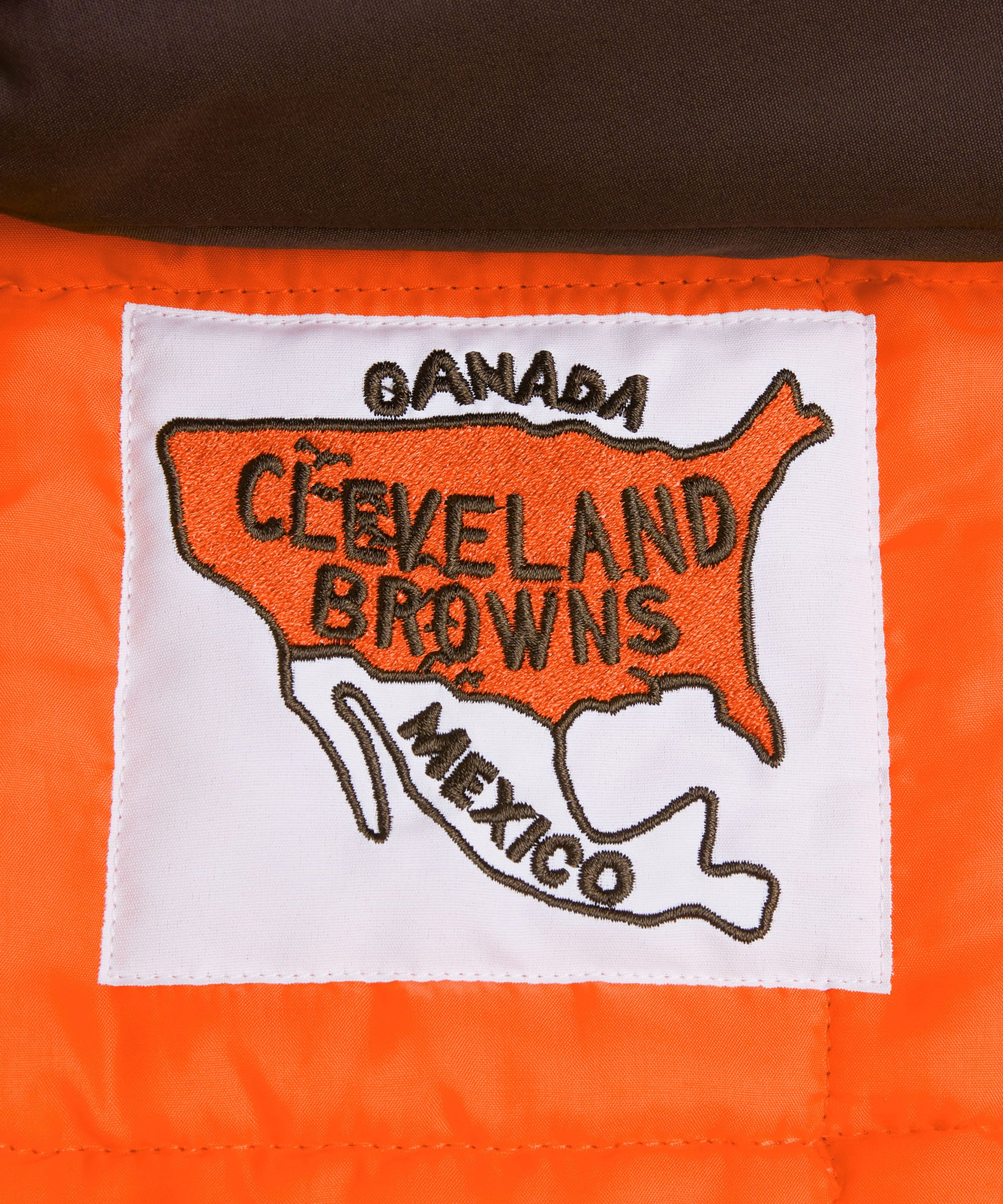 HOMAGE X Starter Browns Parka Jacket - Image 5