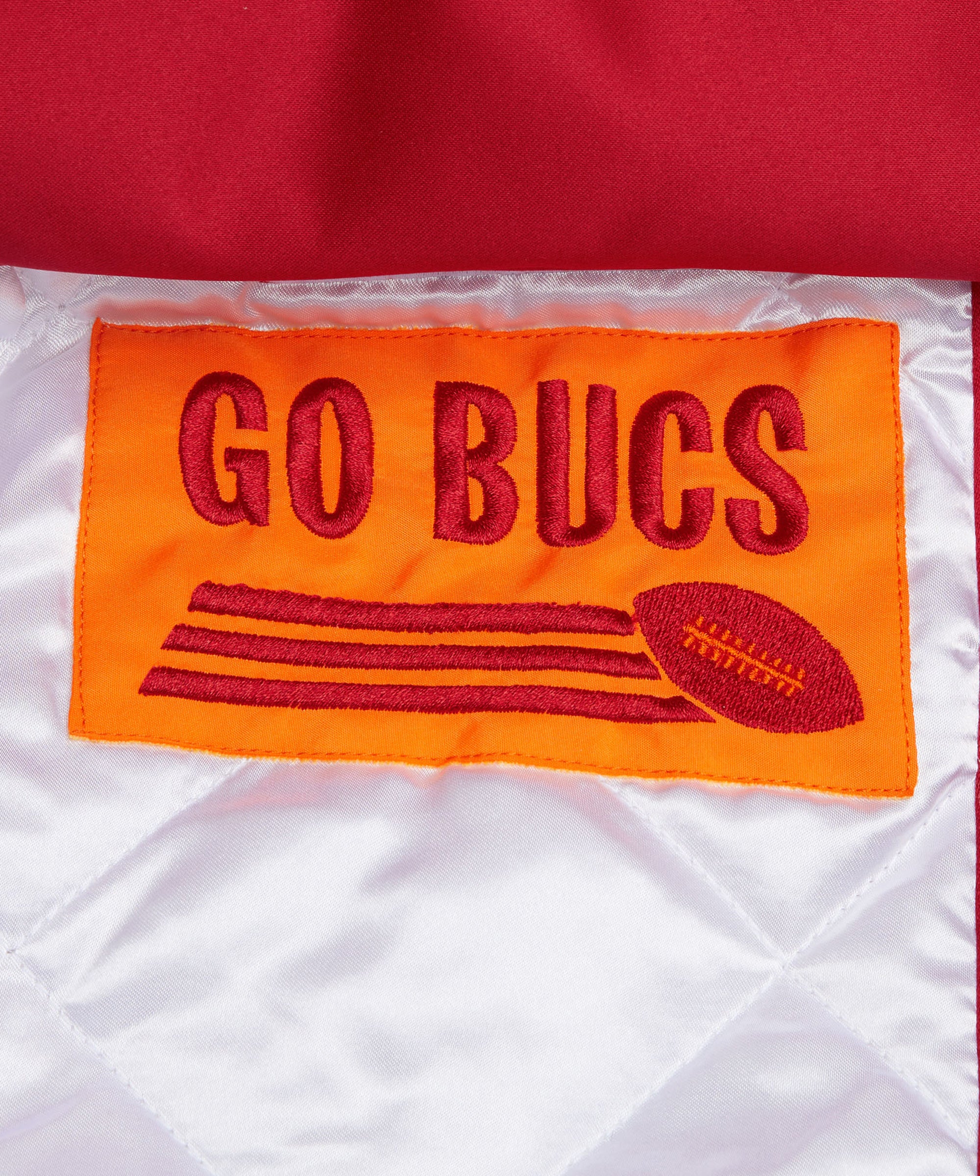 HOMAGE X Starter Buccaneers Heavyweight Satin Jacket - Image 5