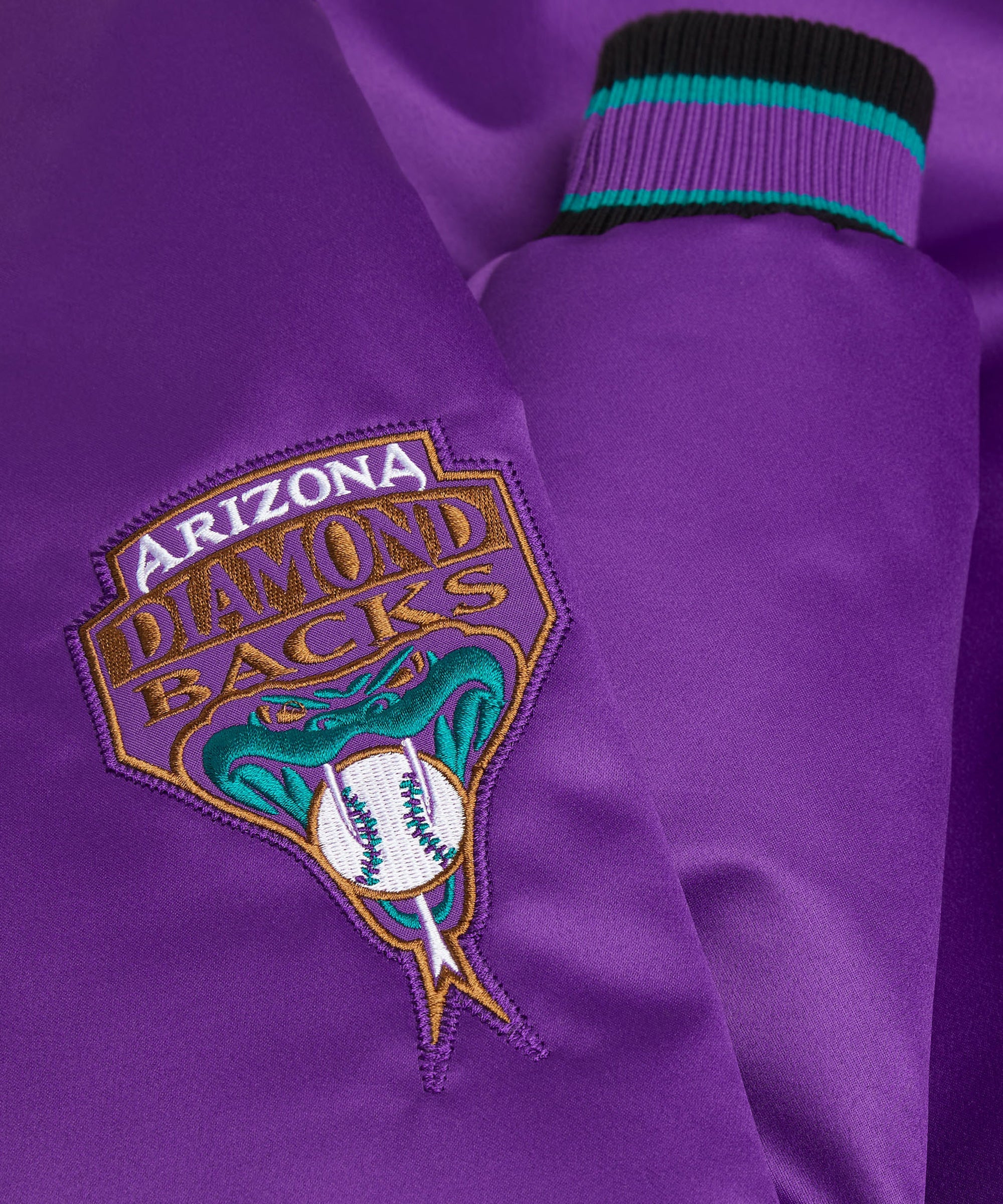 HOMAGE X Starter Diamondbacks Heavyweight Satin Jacket - Image 6