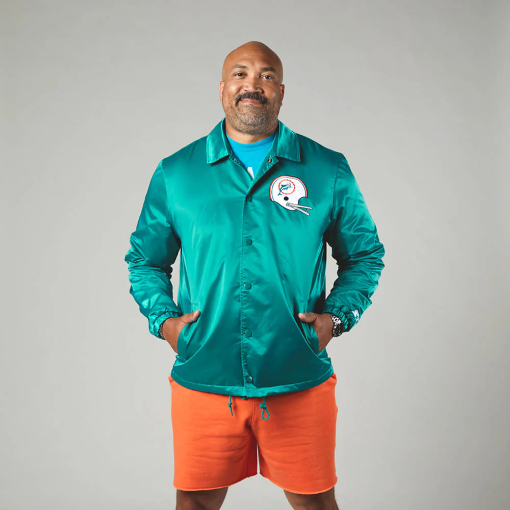 HOMAGE X Starter Dolphins Coach's Jacket - Image 6