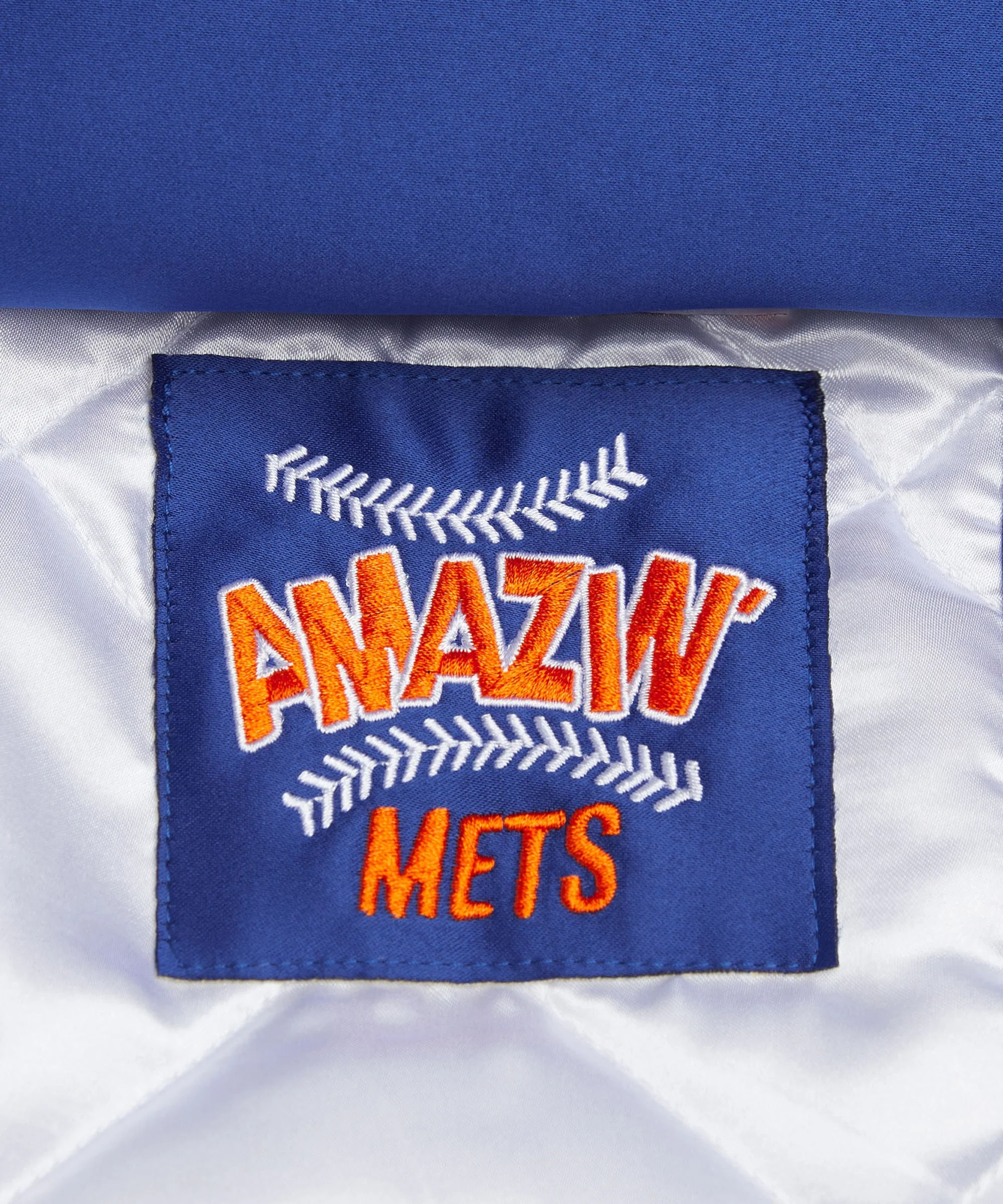 HOMAGE X Starter Mets Heavyweight Satin Jacket - Image 5