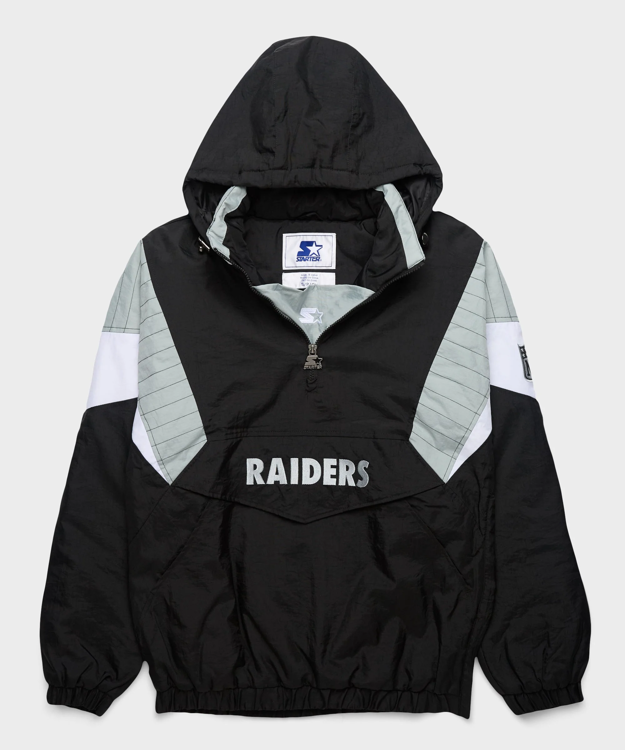 HOMAGE x Starter Raiders Blackout Breakaway Pullover Jacket