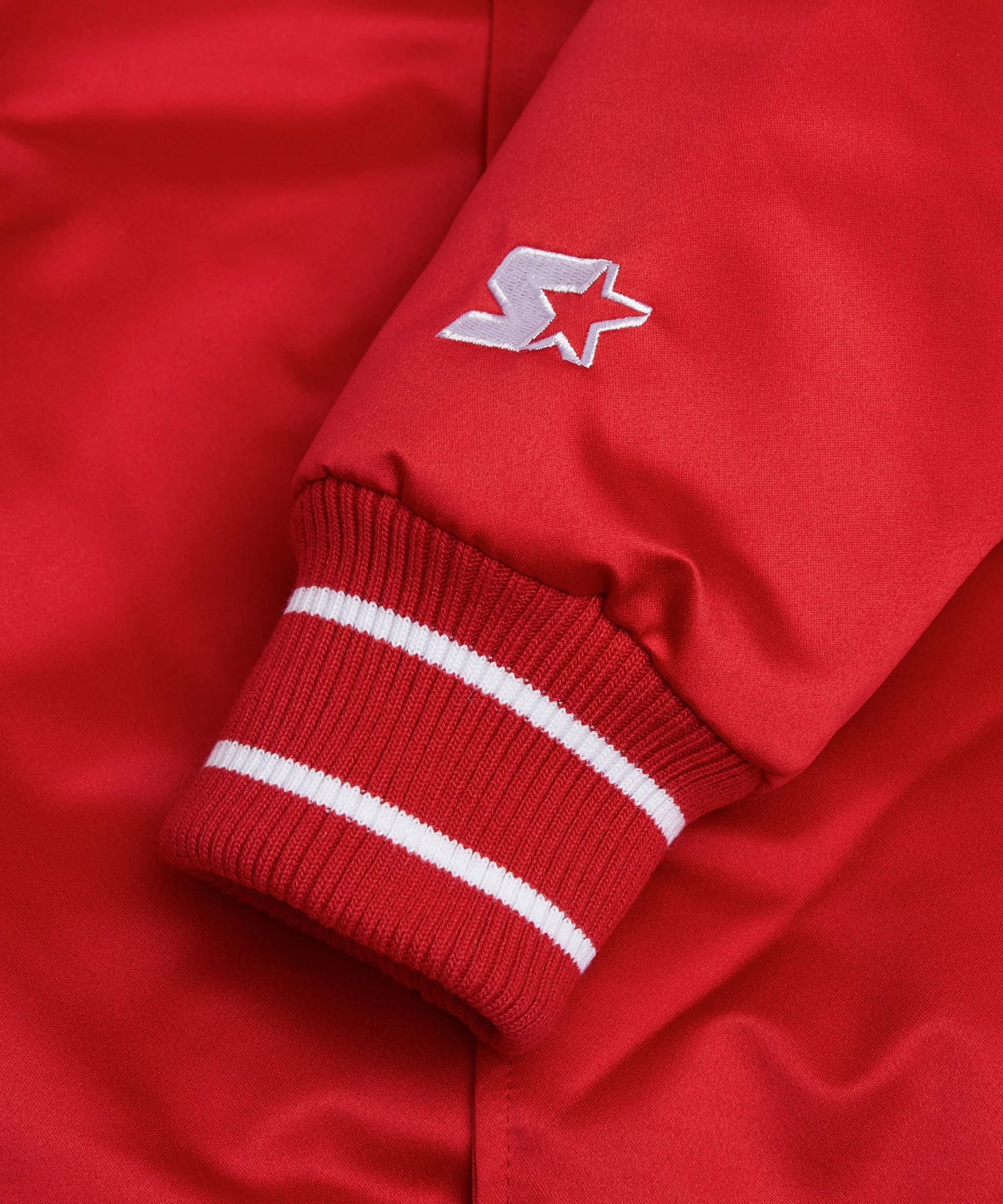 HOMAGE X Starter Reds Heavyweight Satin Jacket - Image 3