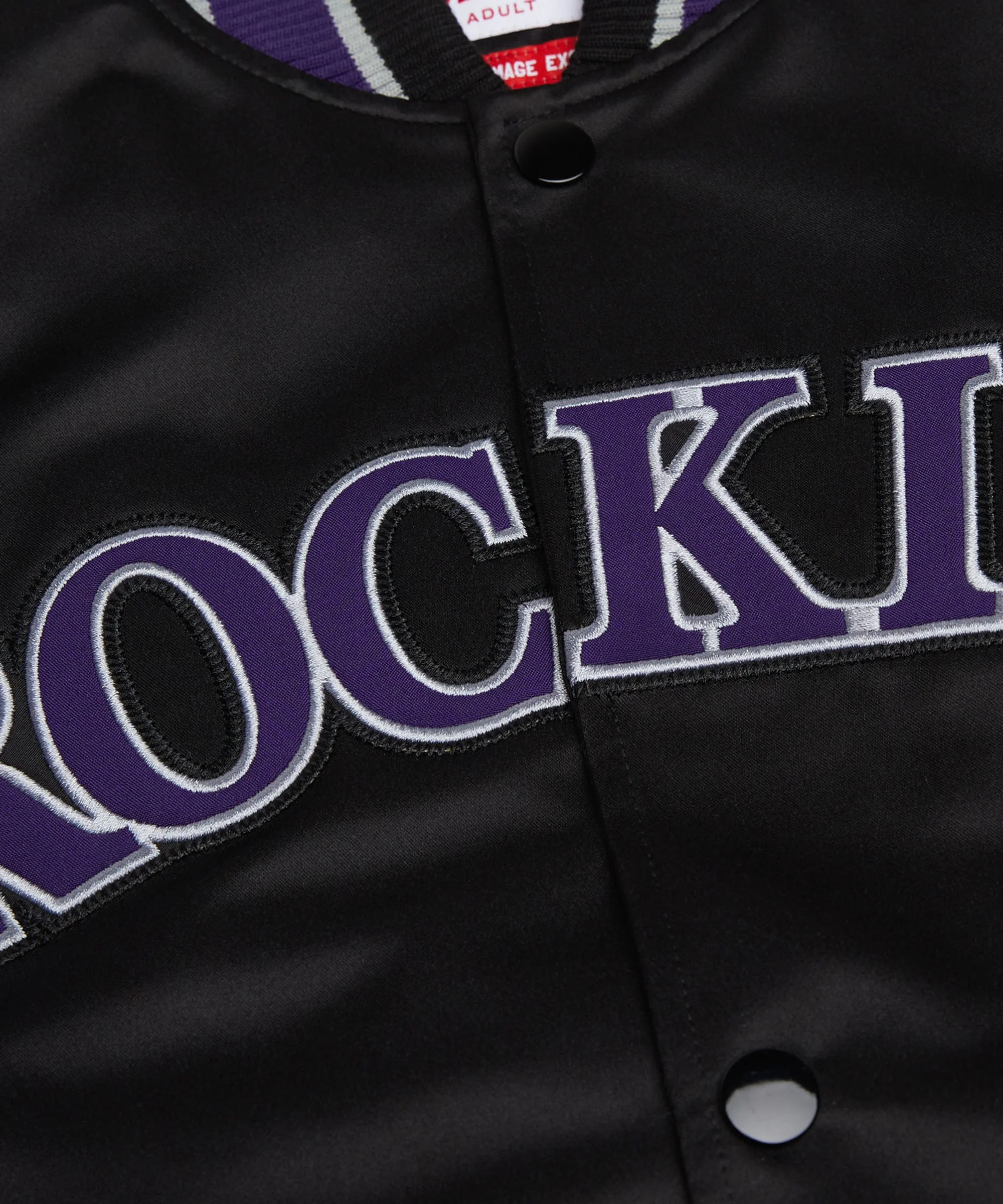 HOMAGE X Starter Rockies Heavyweight Satin Jacket - Image 4