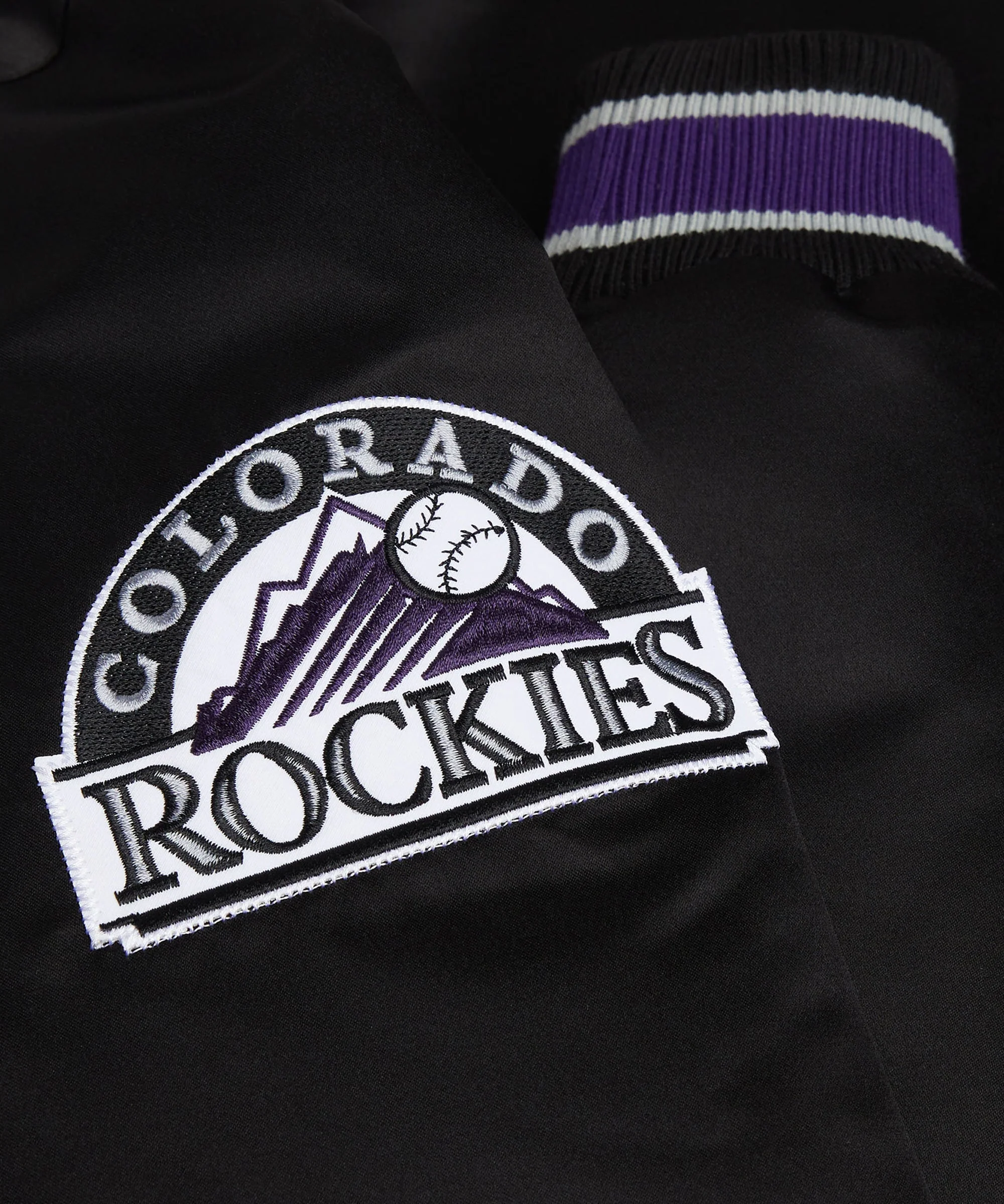 HOMAGE X Starter Rockies Heavyweight Satin Jacket - Image 6