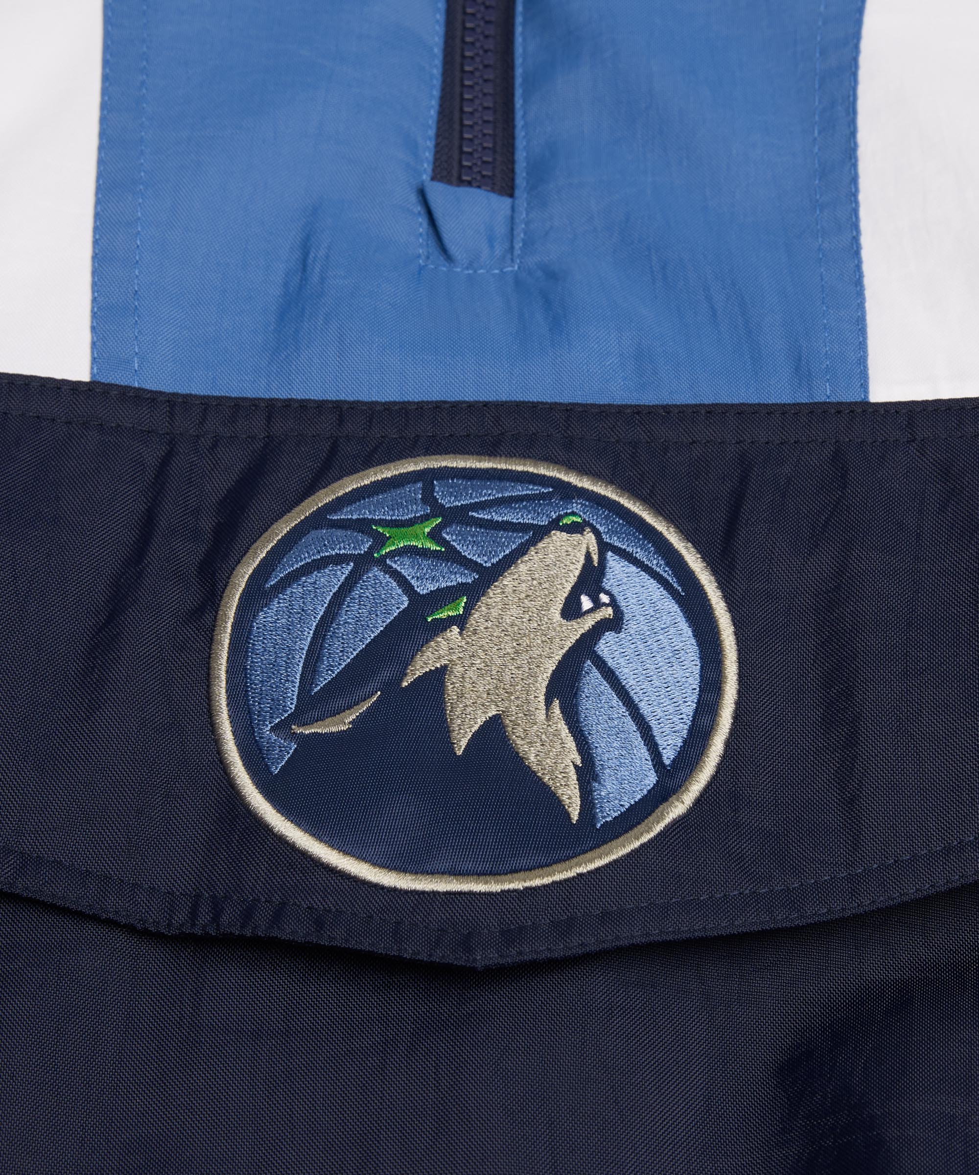 HOMAGE X Starter Timberwolves Pullover Jacket - Image 4