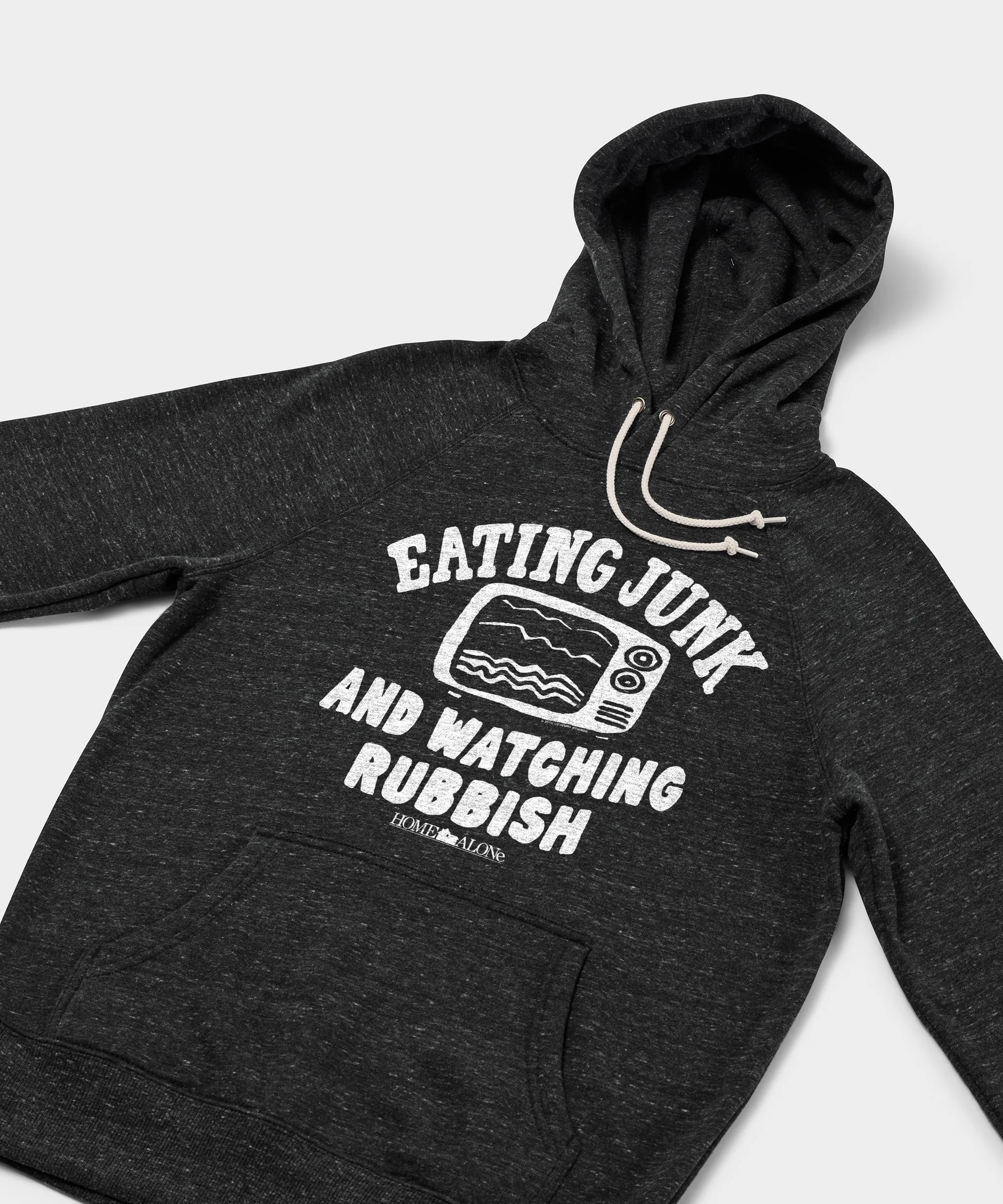 Home Alone Eating Junk And Watching Rubbish Hoodie - Image 2