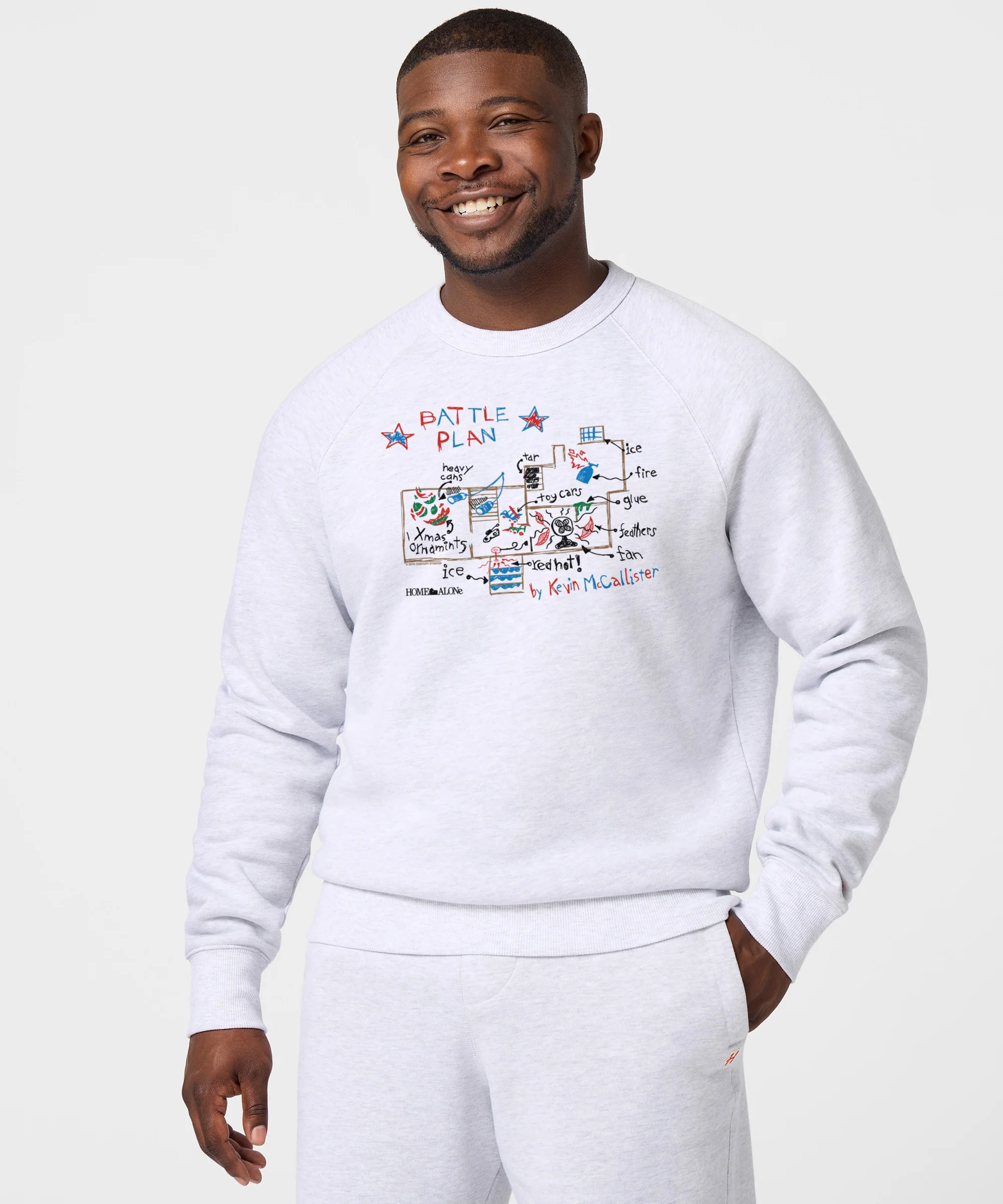Home Alone Kevin's Battle Plan Crewneck - Image 3
