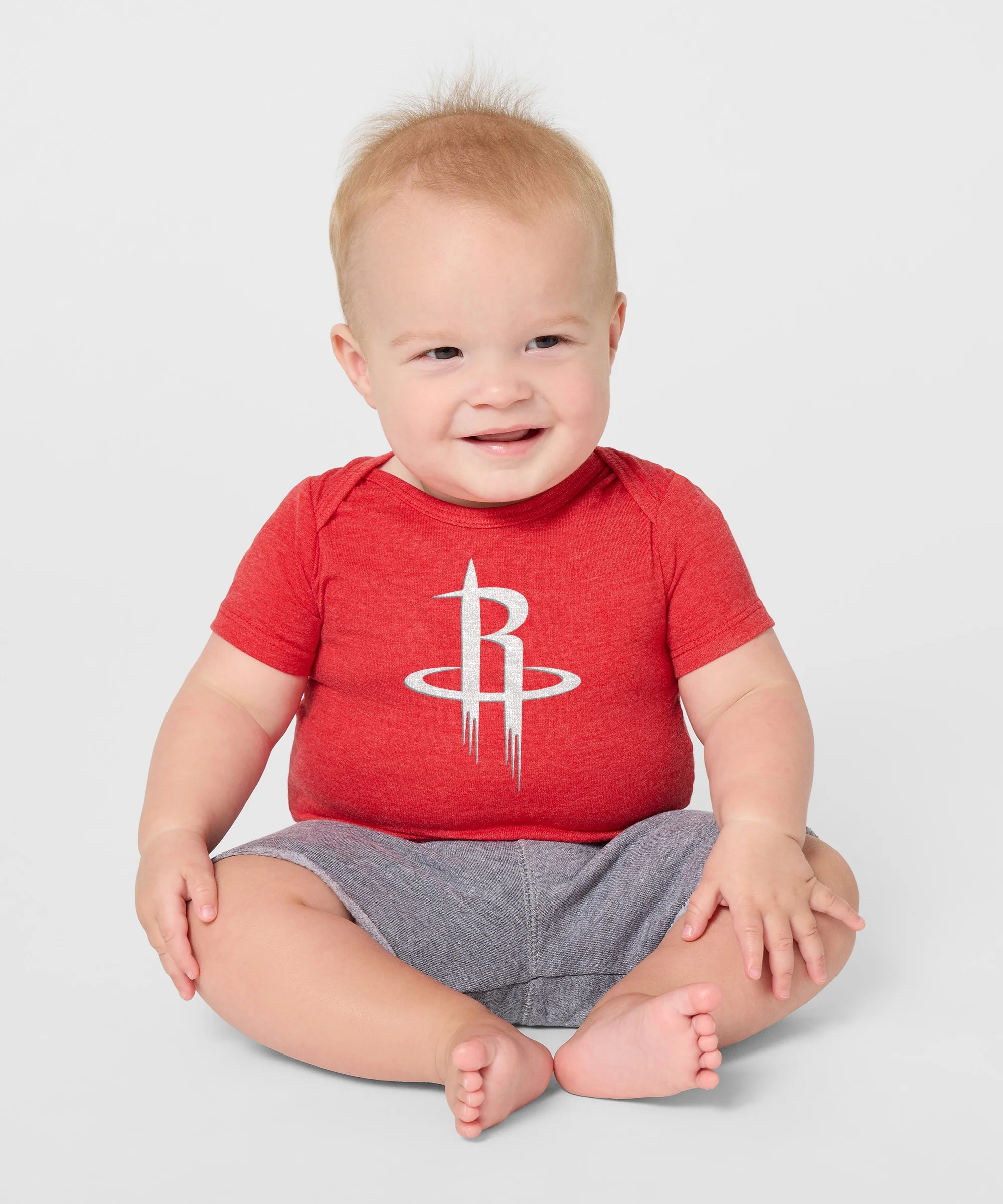 Houston Rockets Logo Baby One Piece - Image 3
