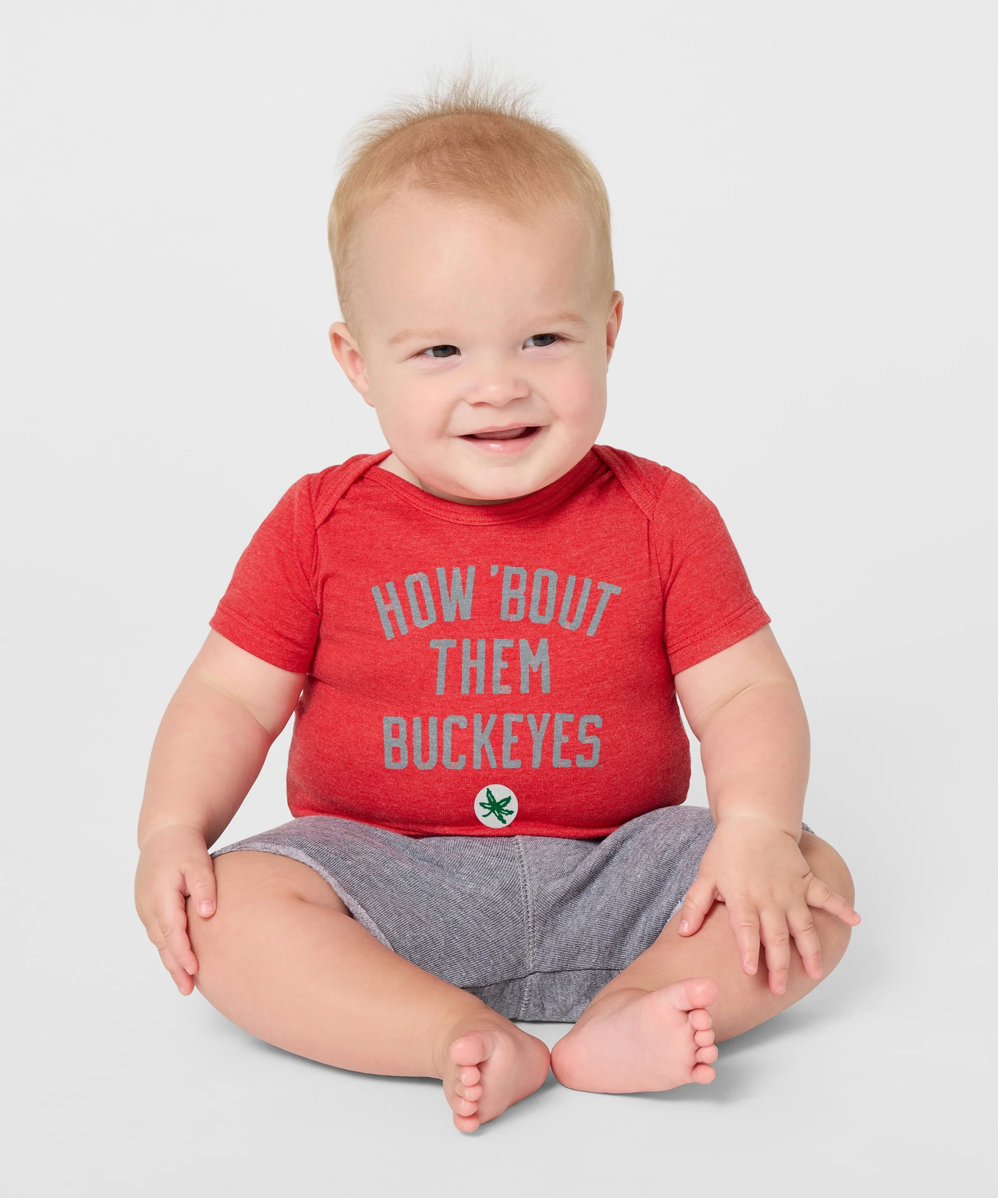 How Bout Them Buckeyes Baby One Piece - Image 3