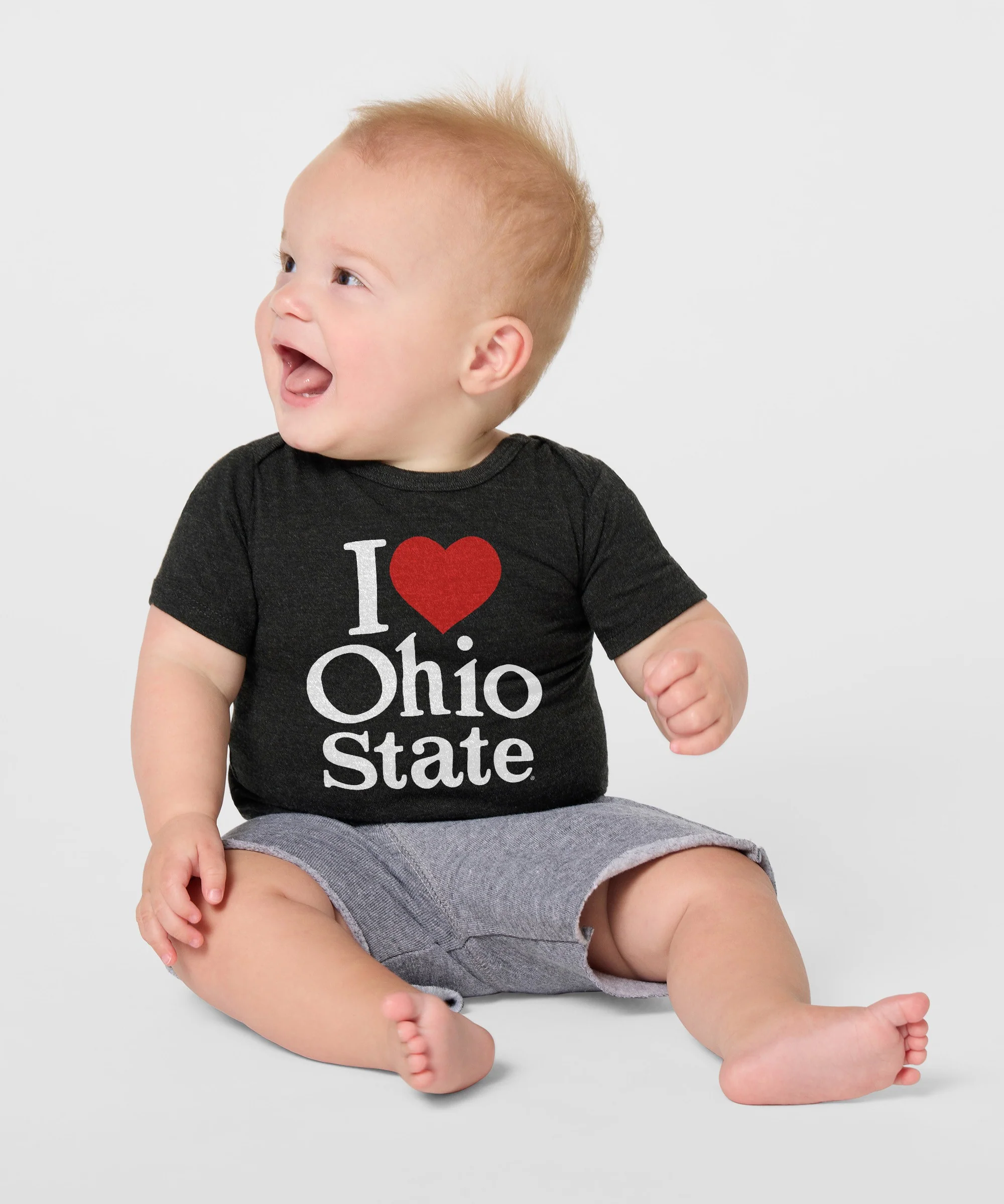 I Heart Ohio State Baby One Piece - Image 3
