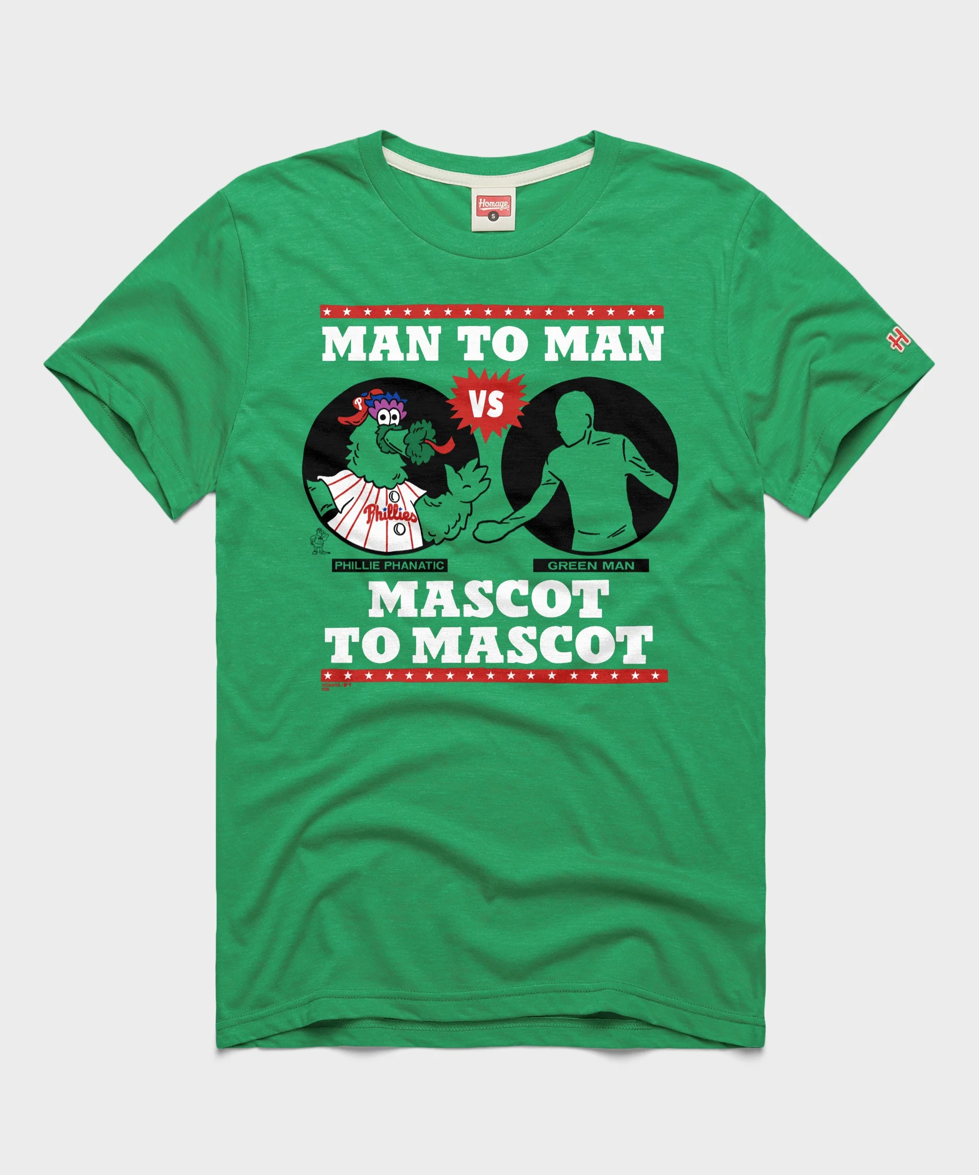 It's Always Sunny in Philadelphia x Phillies Phillie Phanatic vs Green Man