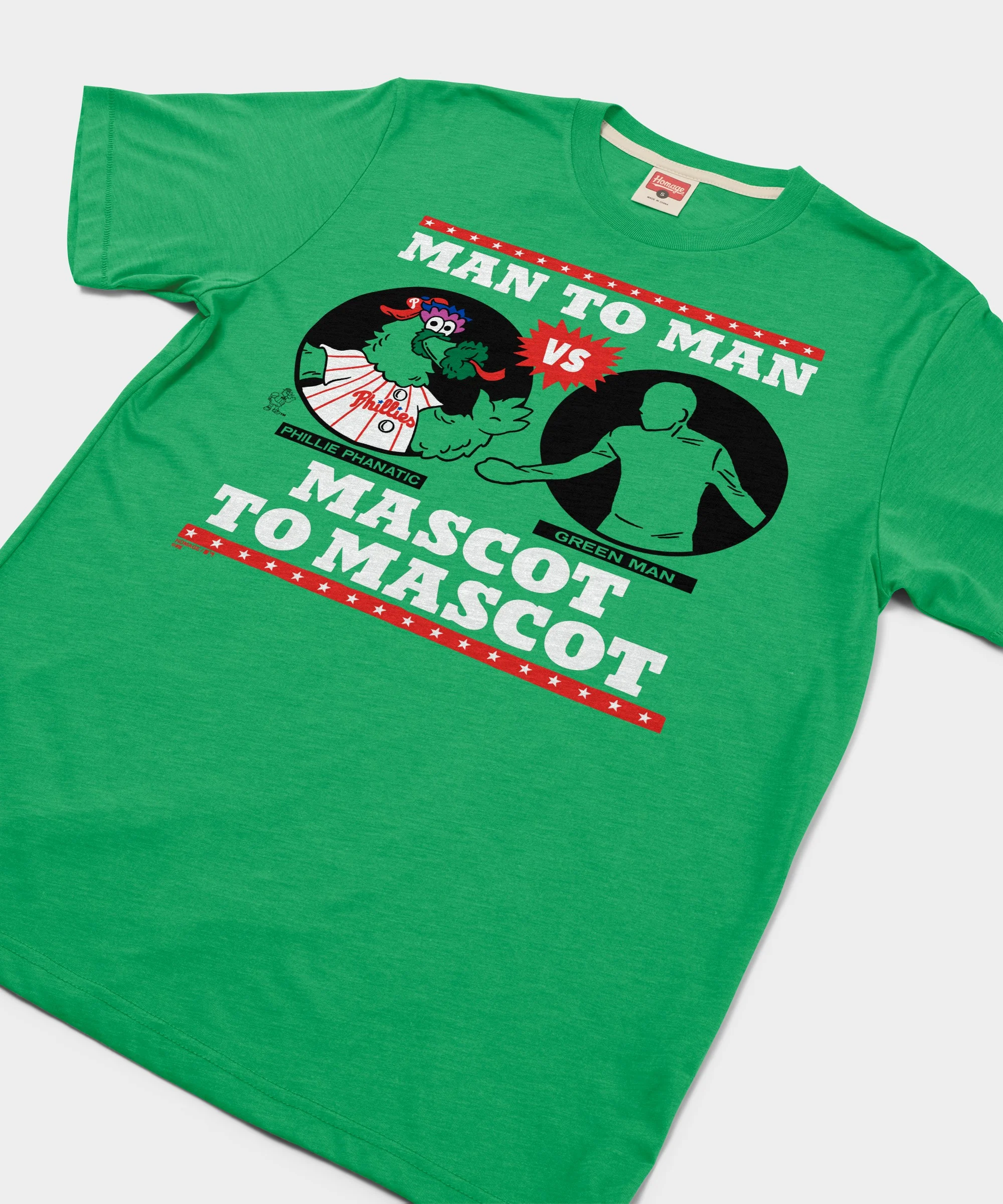 It's Always Sunny in Philadelphia x Phillies Phillie Phanatic vs Green Man - Image 2